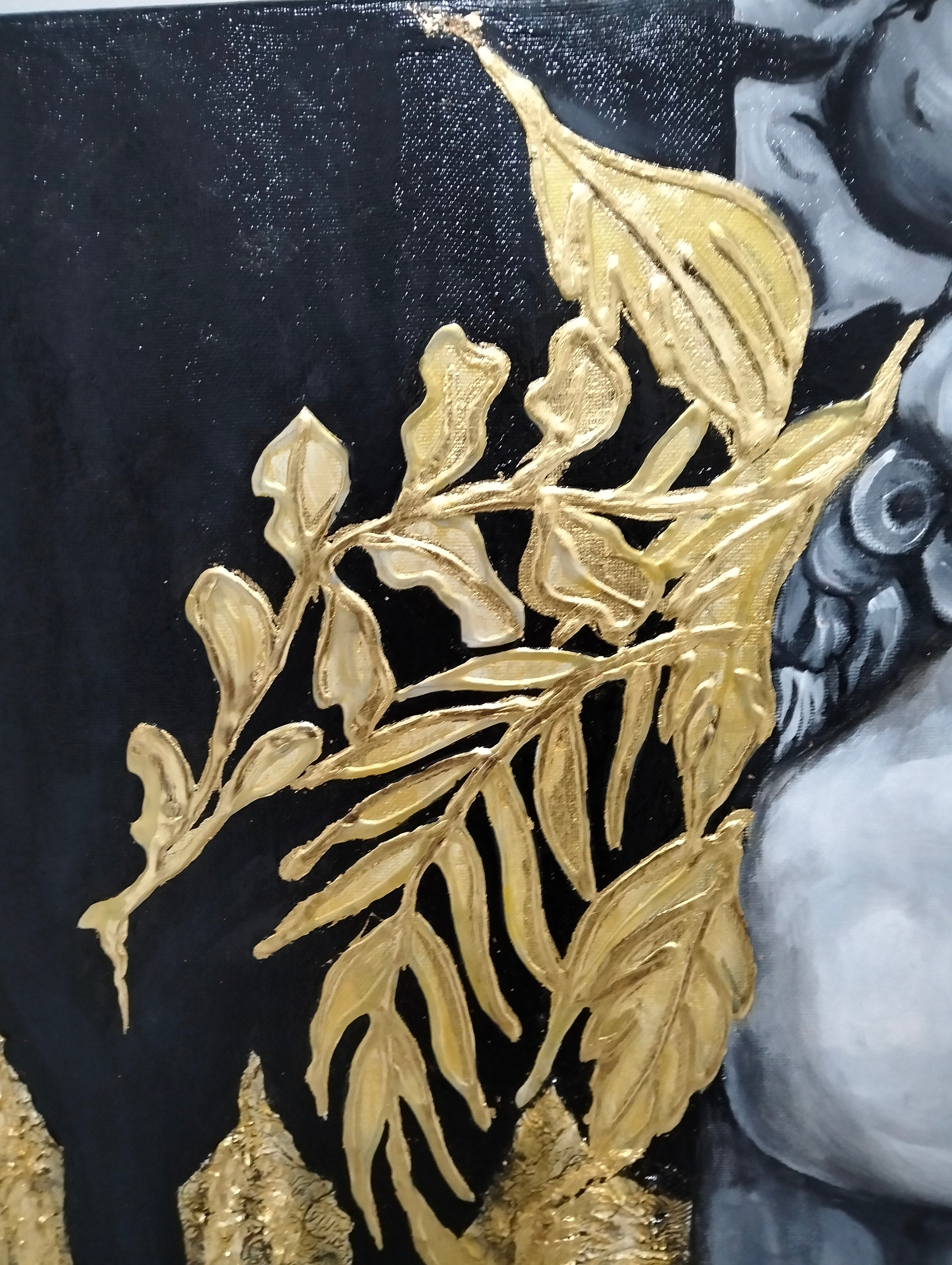 Foglie oro nel buio
