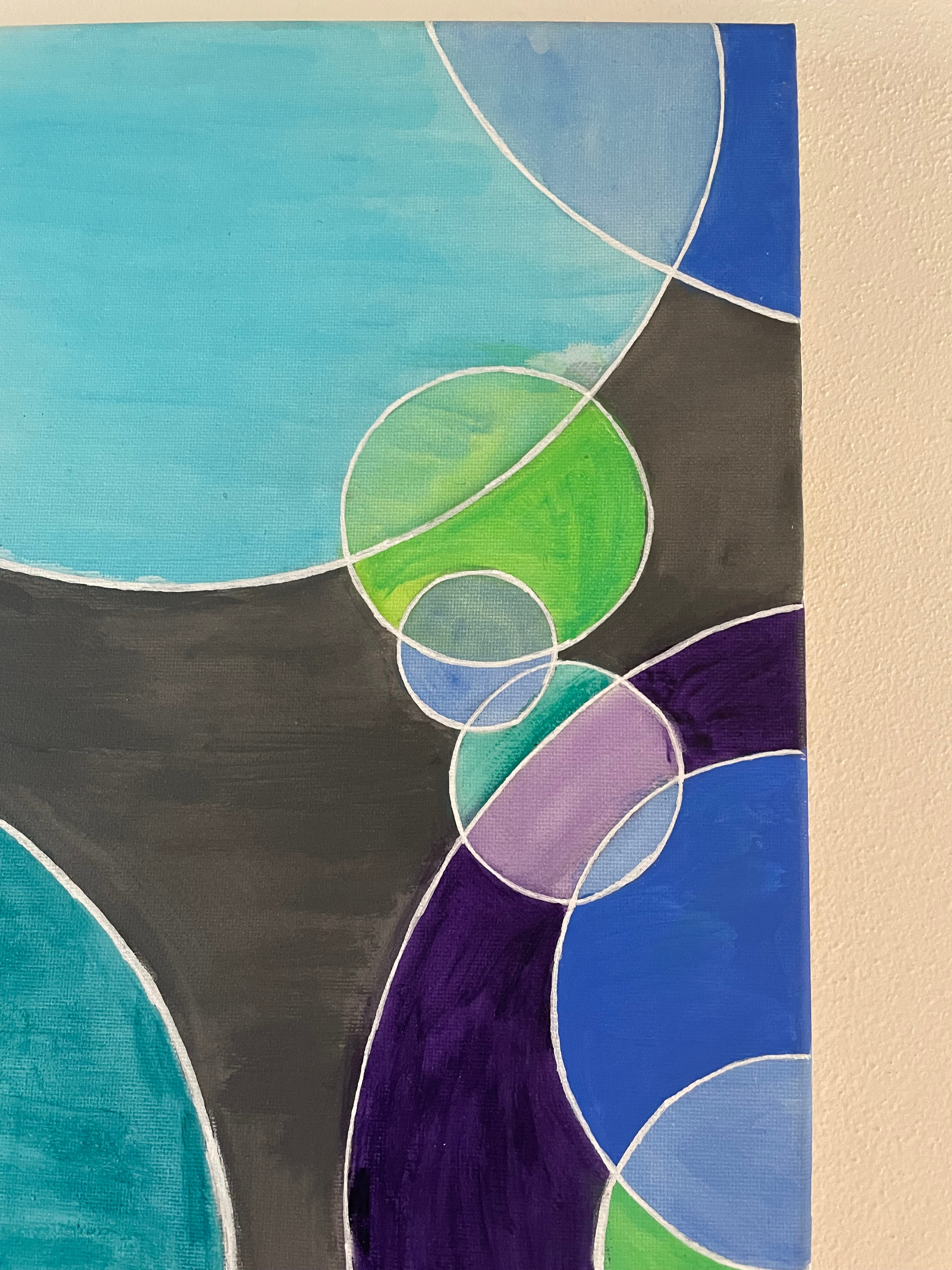 “Bubbles on grey background “