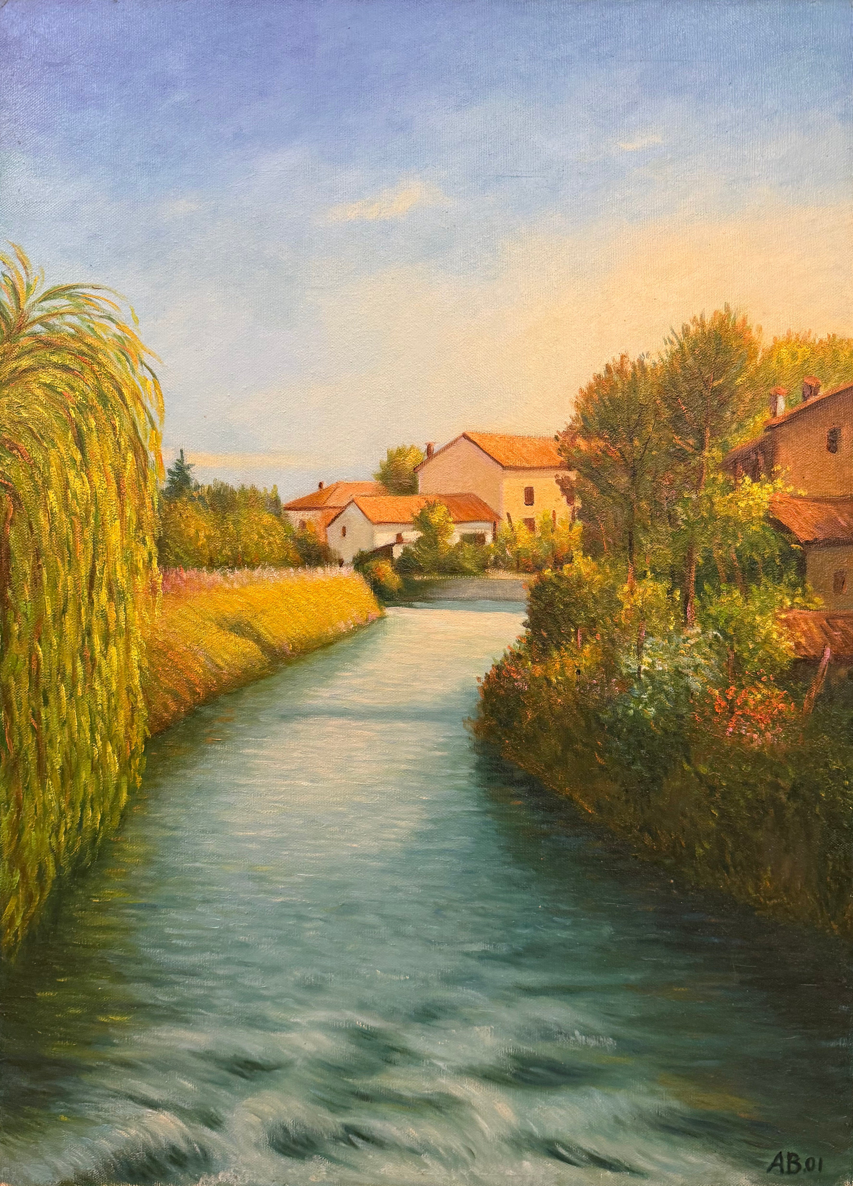 Junto a Meschio en Vittorio Veneto (2001)