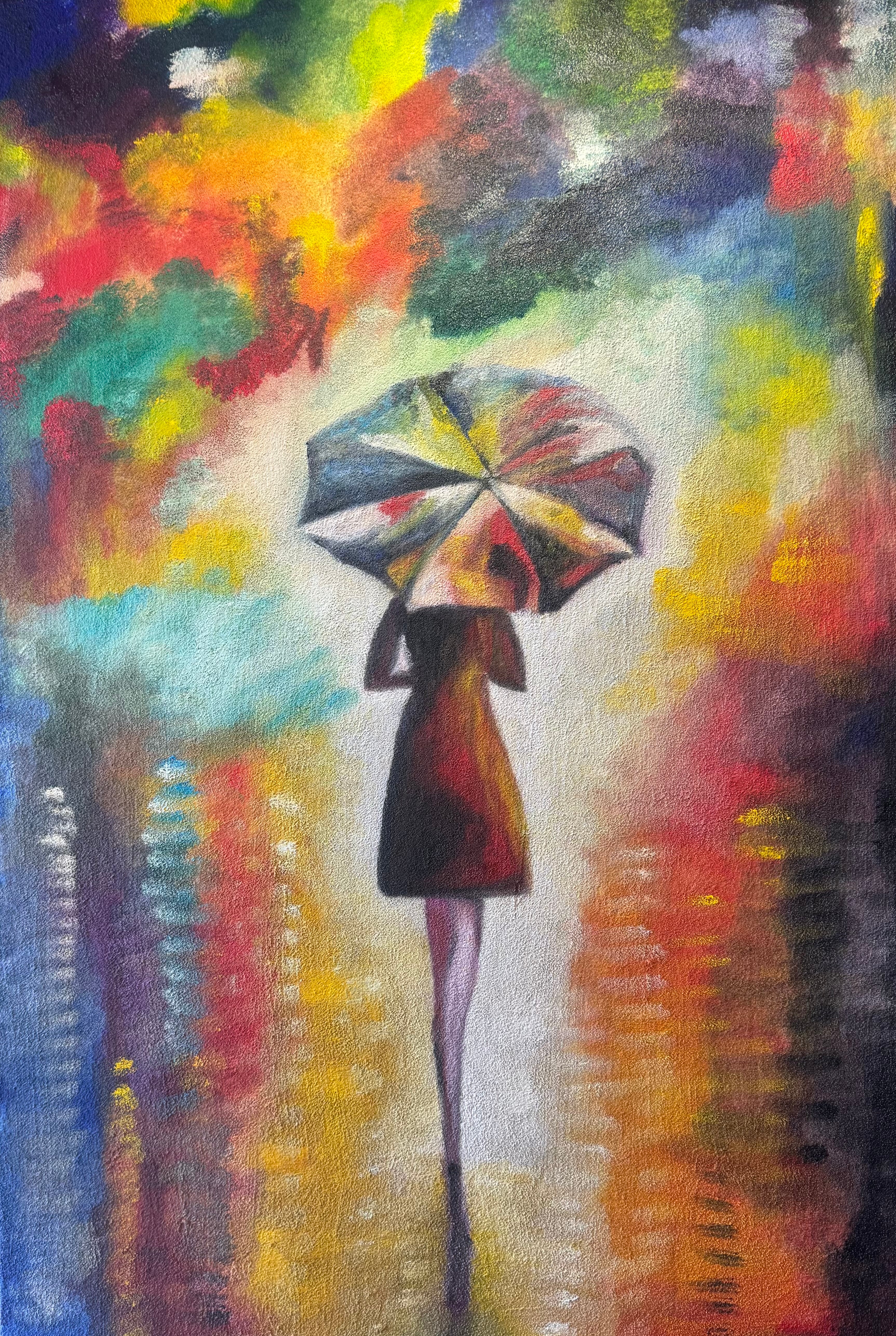Colored rain