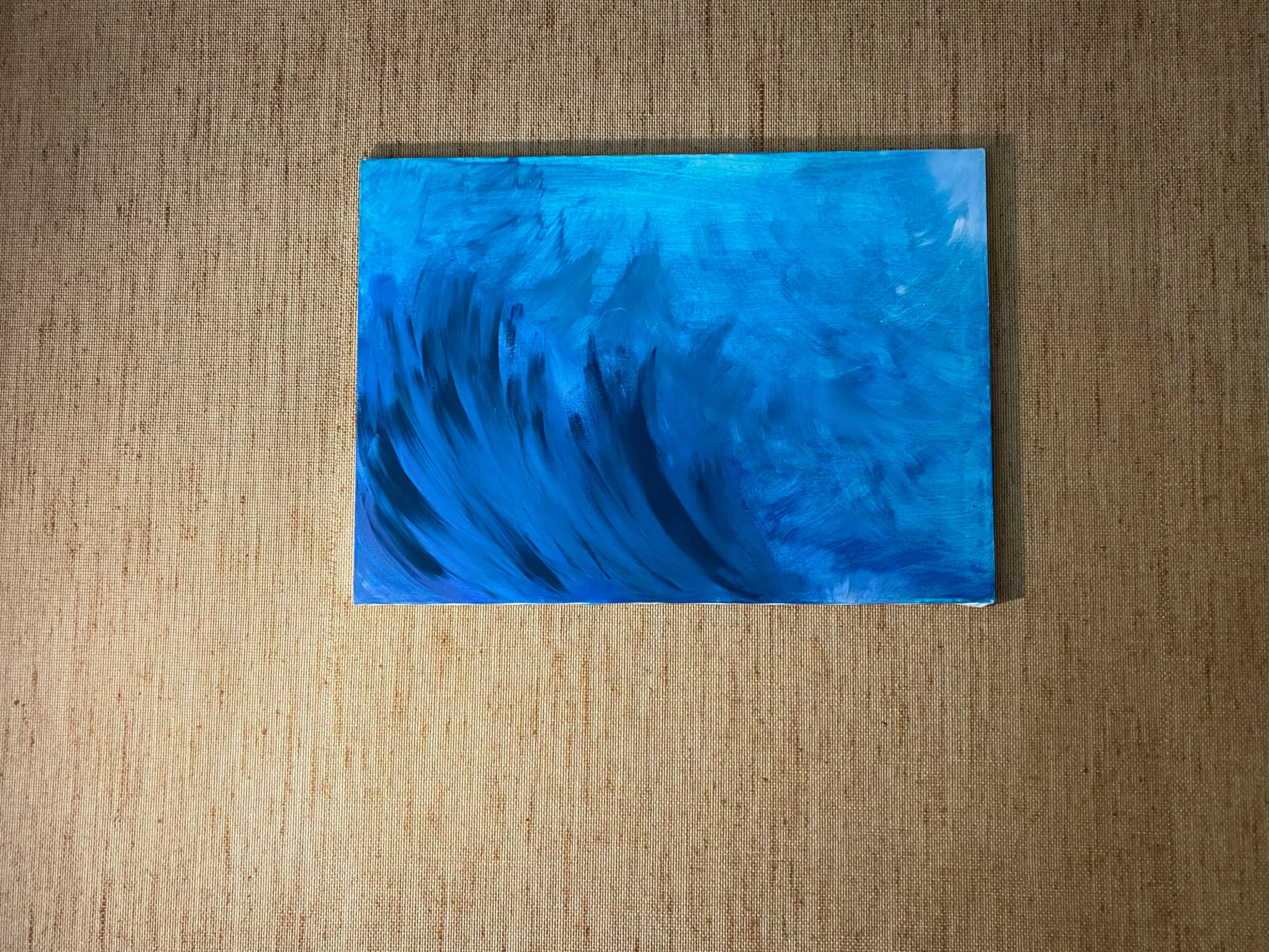 Waves of the stormy sea