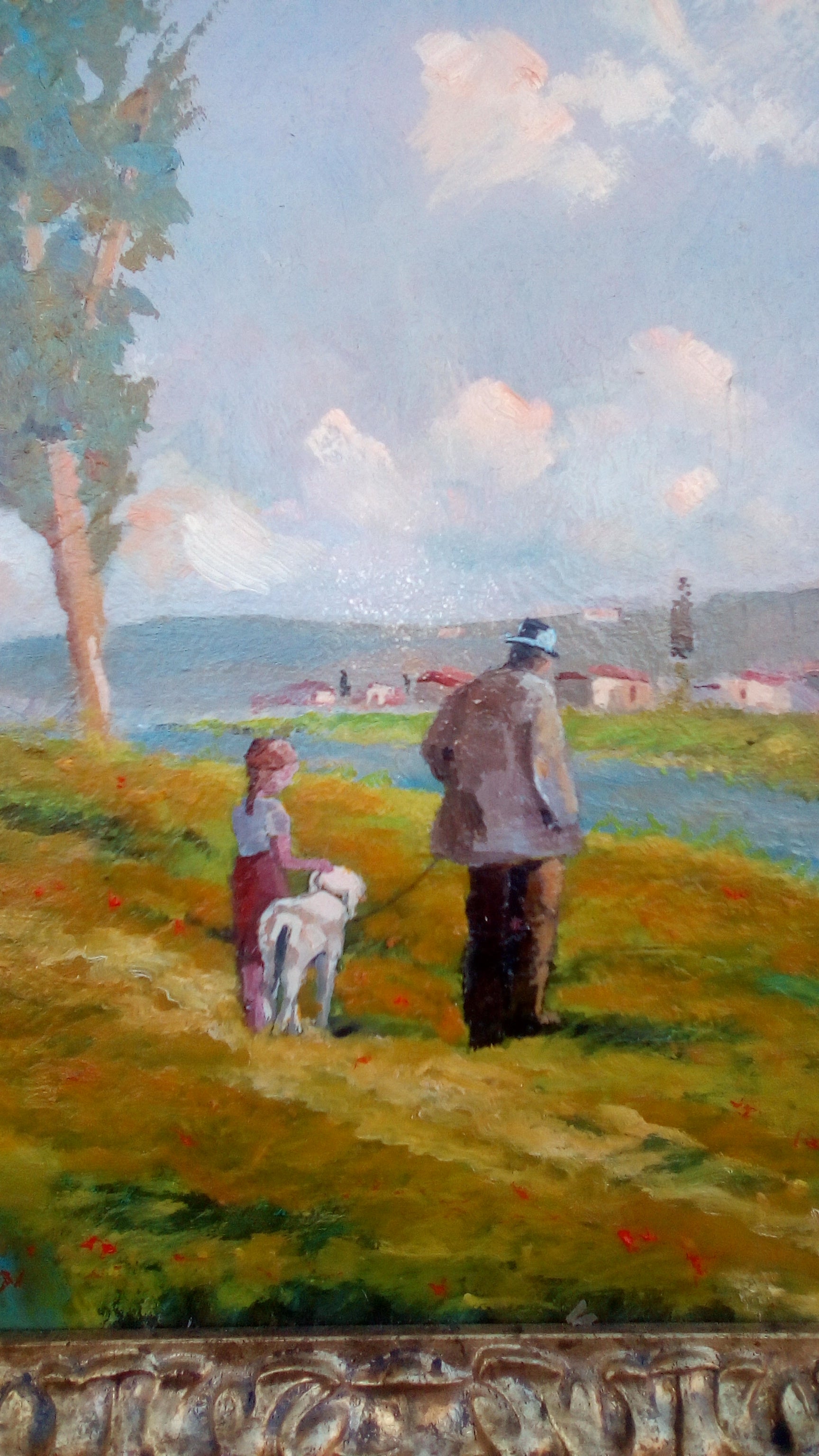 Nonno e nipotina