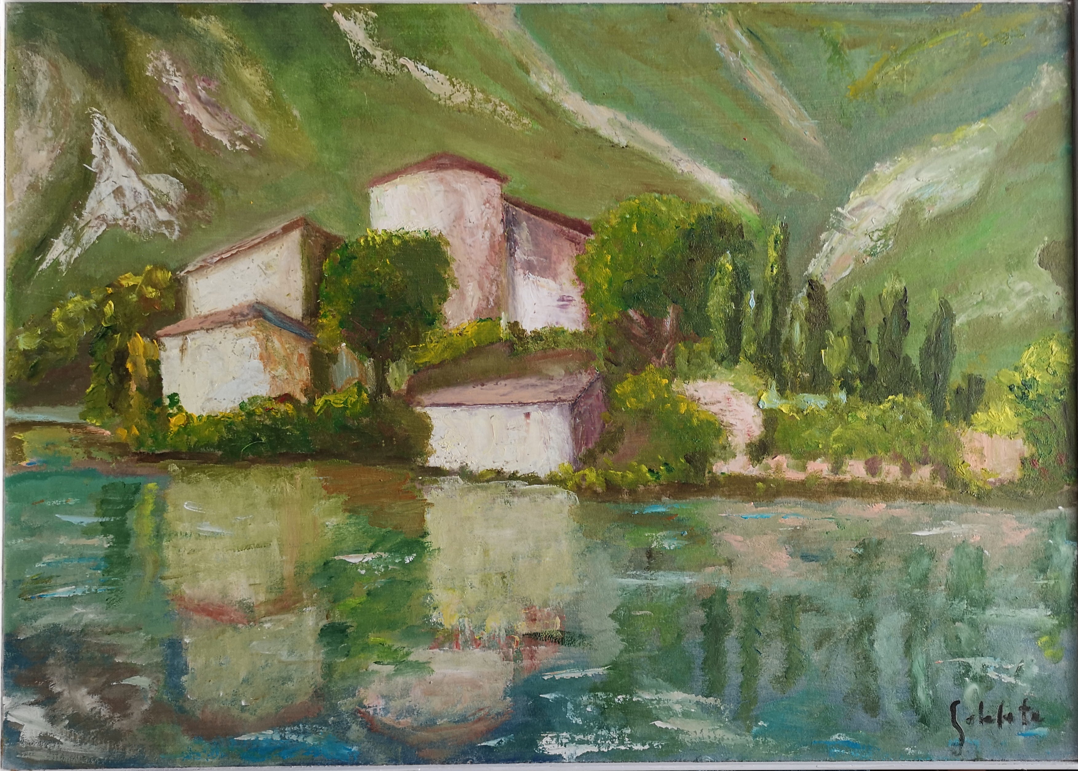 dawn on the lake
