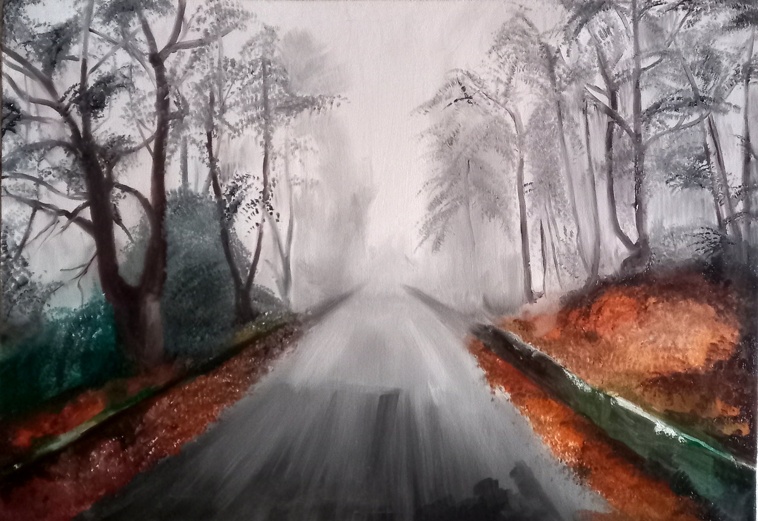 Foggy Road
