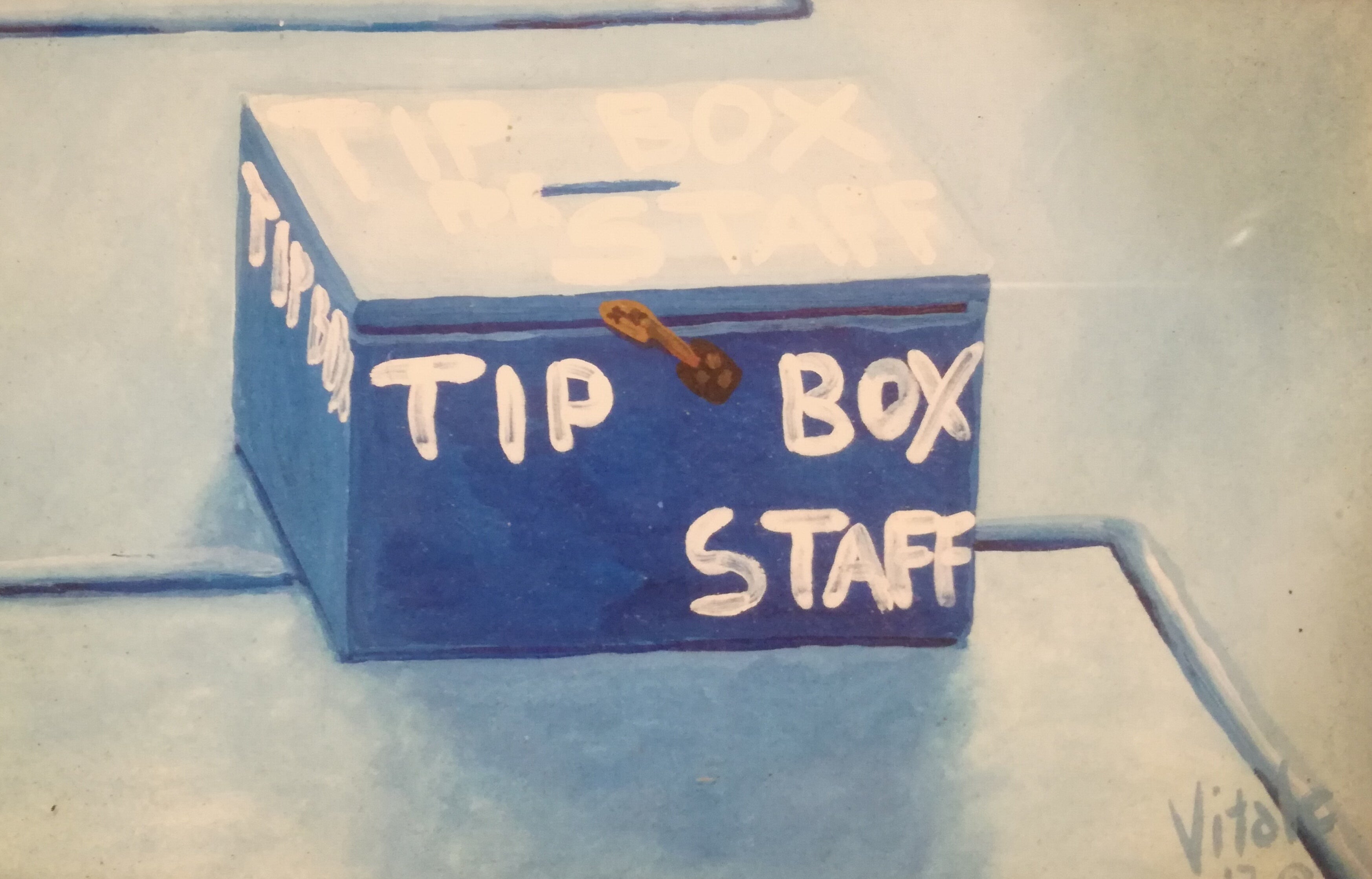 caja de propinas