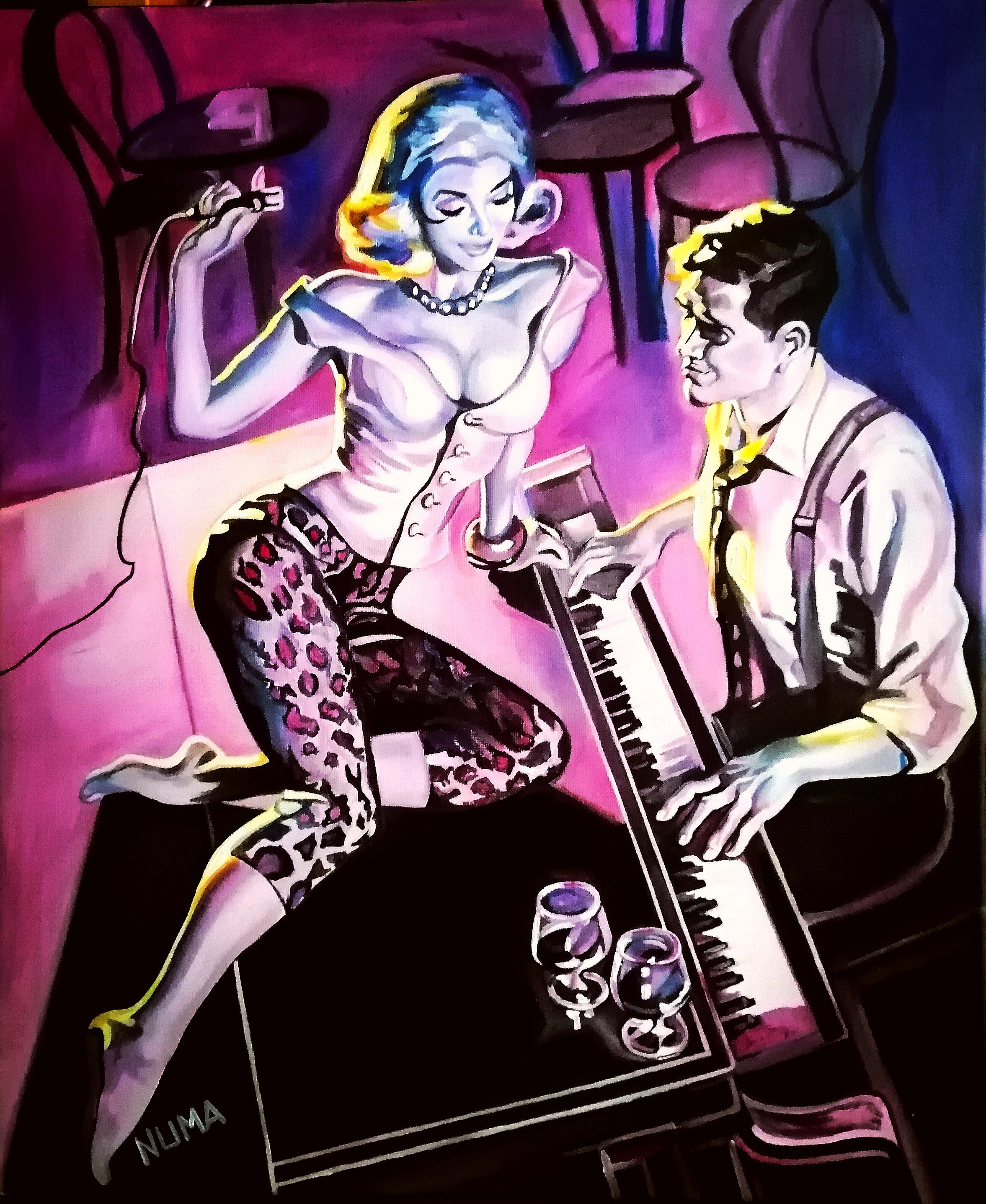 Piano bar rosa