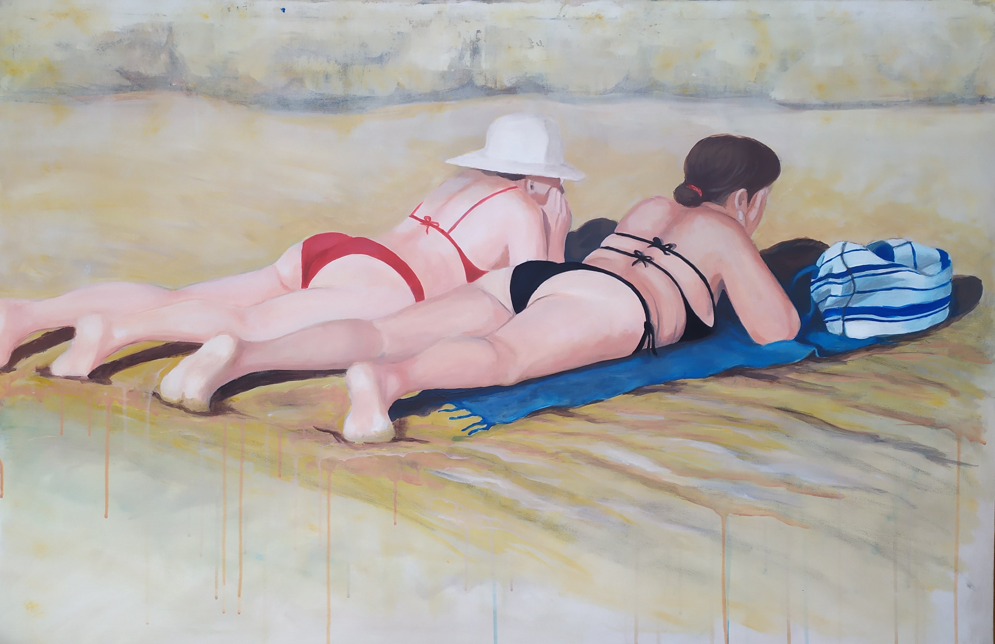 Lying in the sun