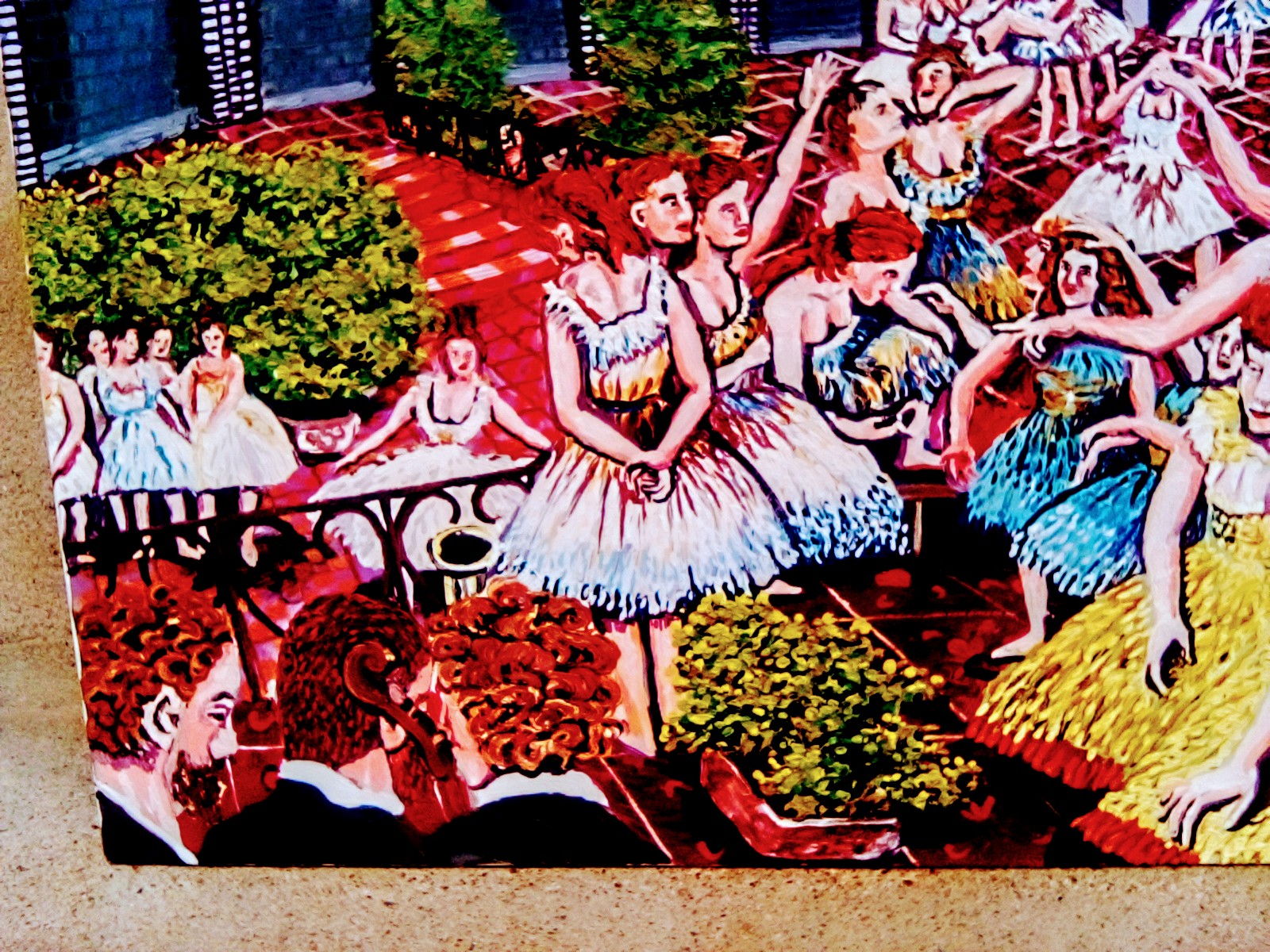 Degas's Dancers, Preparations for the Performance (copy of a mixture of three paintings by Degas).