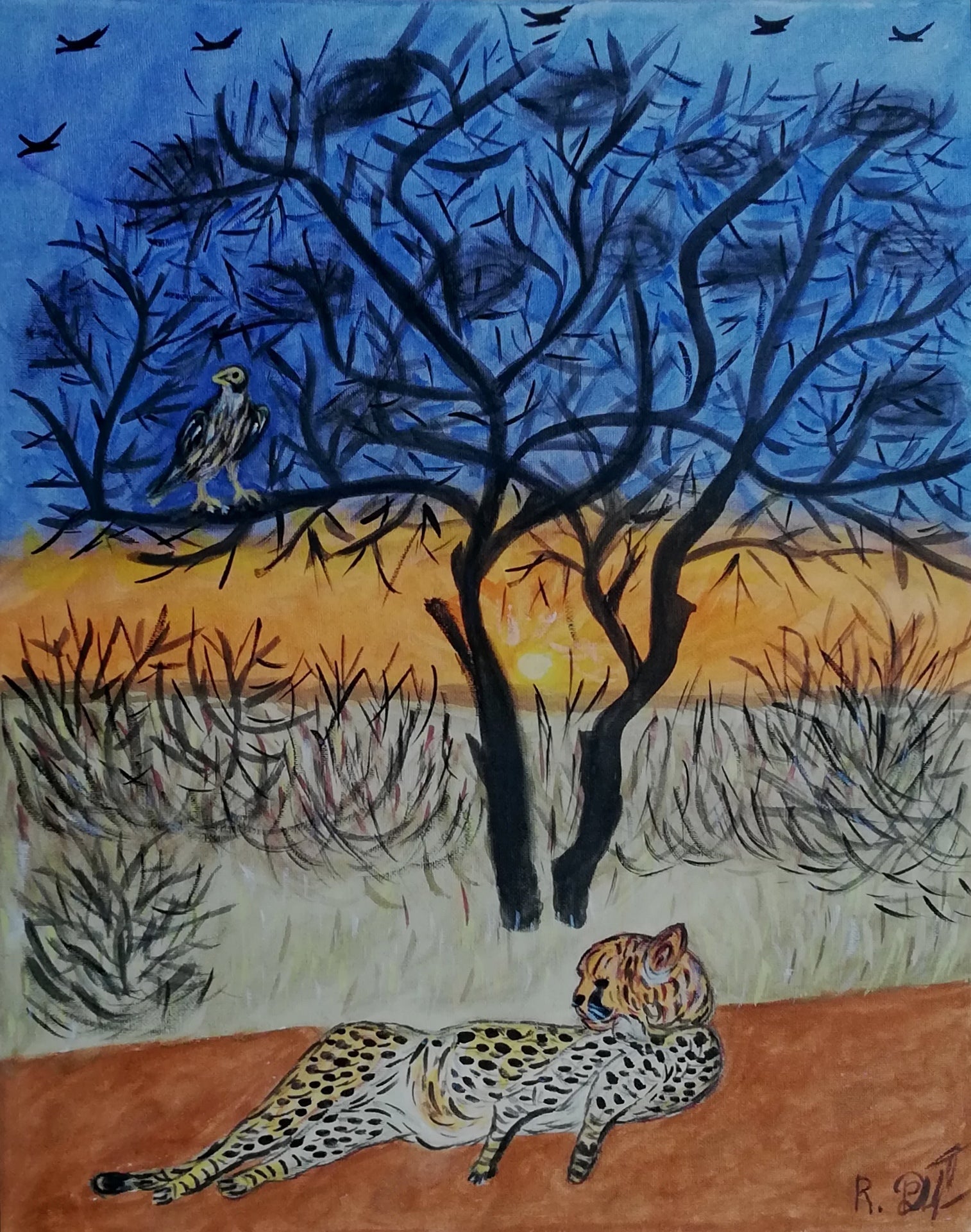 Sunset in Africa