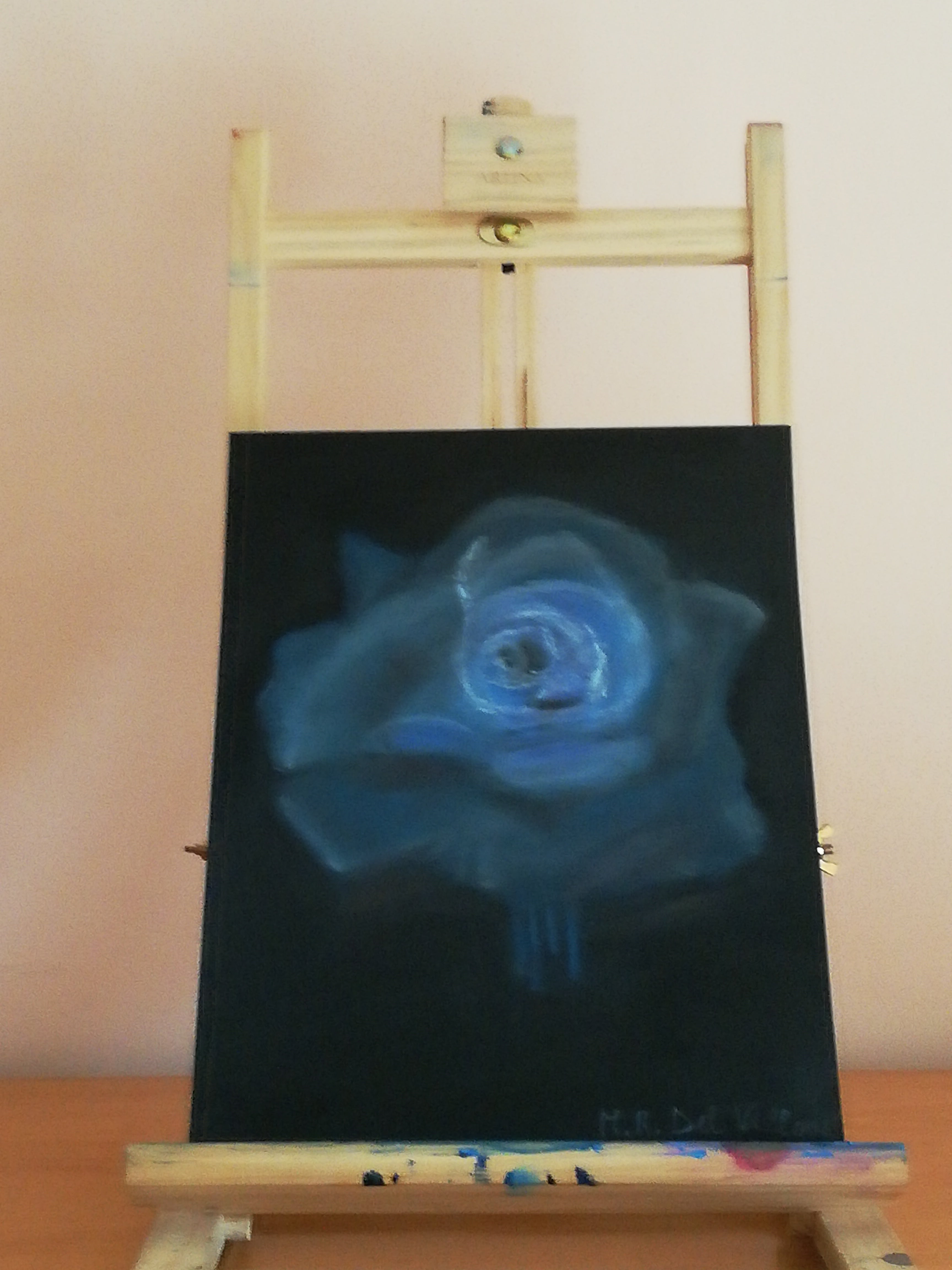 A blue rose