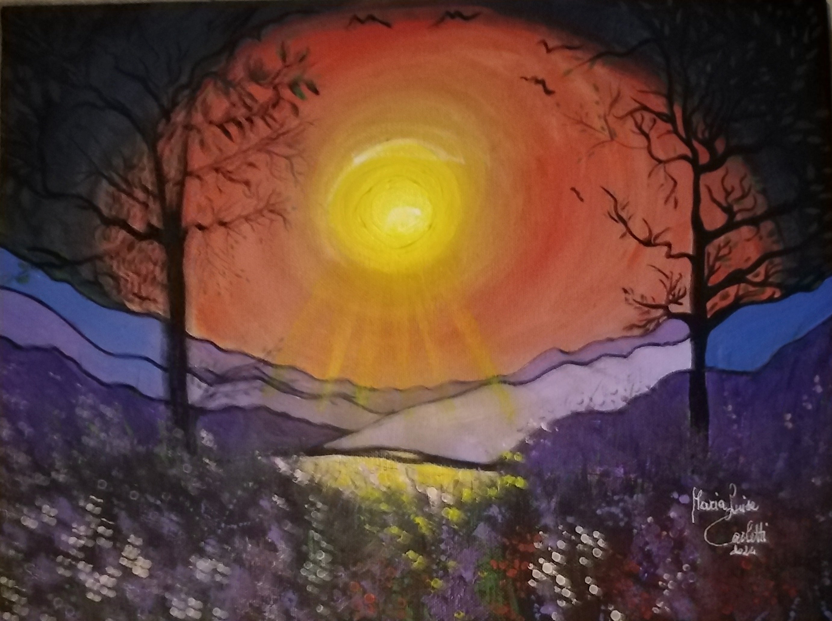 TRAMONTO INFUOCATO