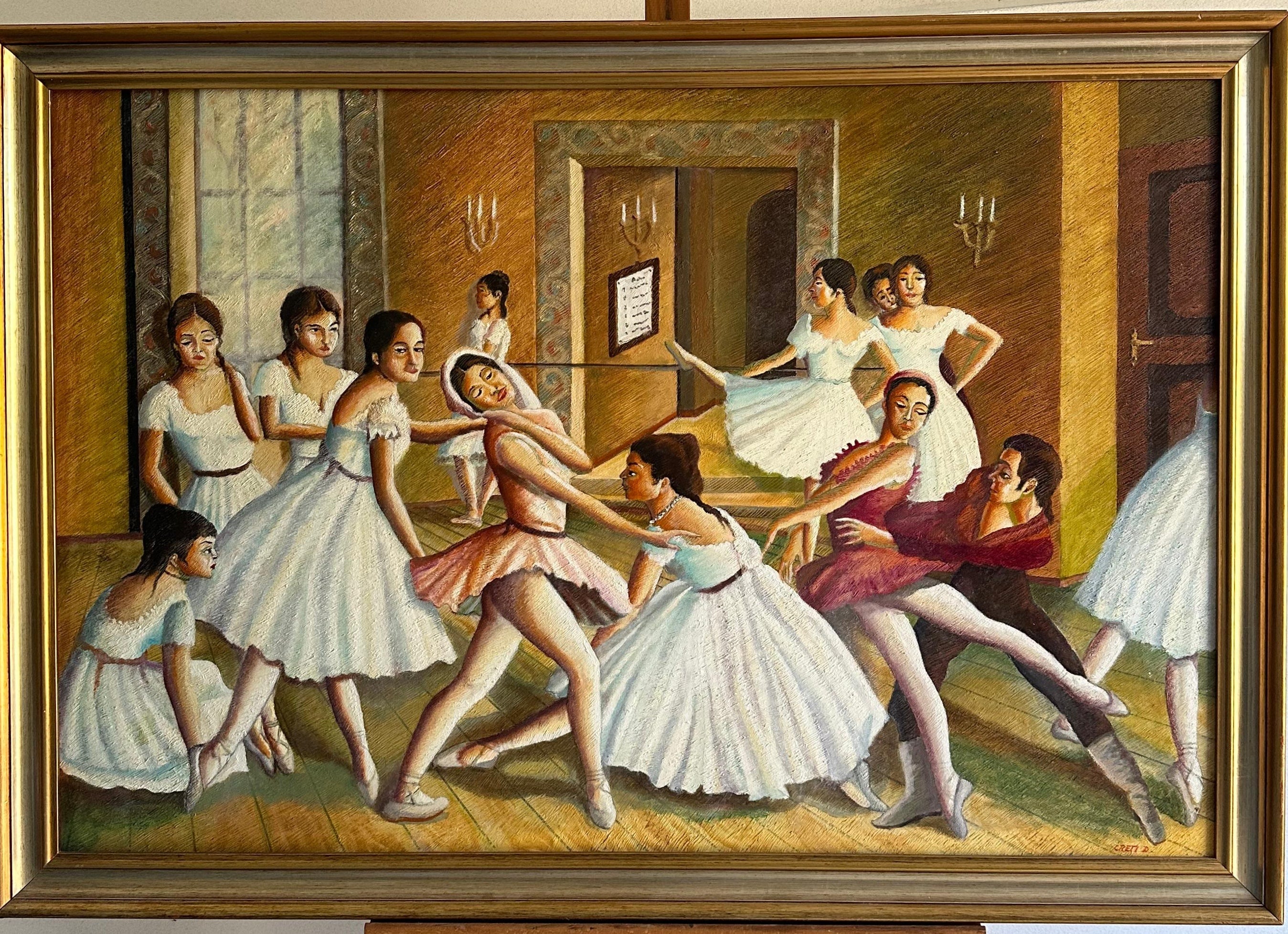 the dance rehearsals