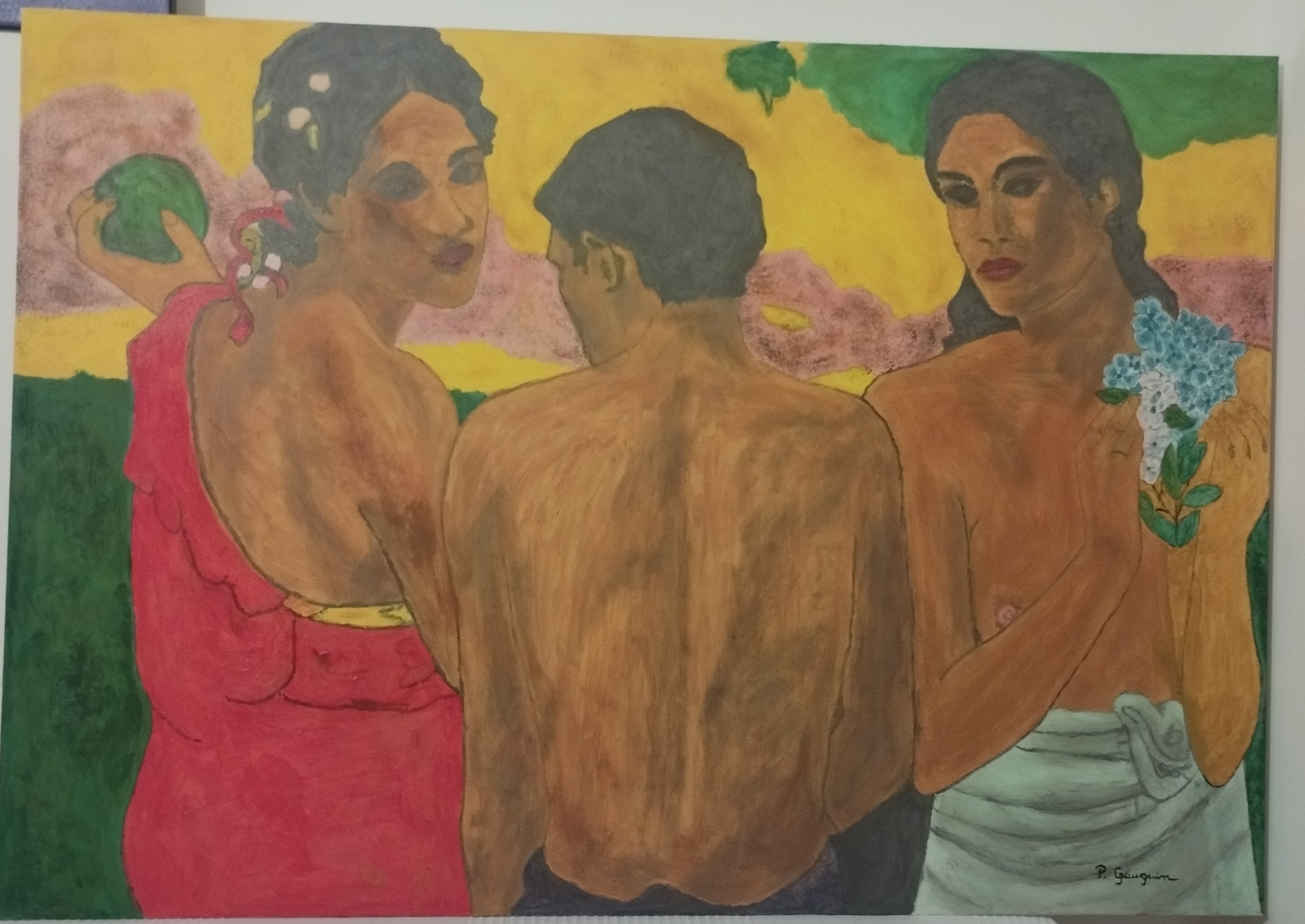 Tre Tahitiani di Paul Gaugin