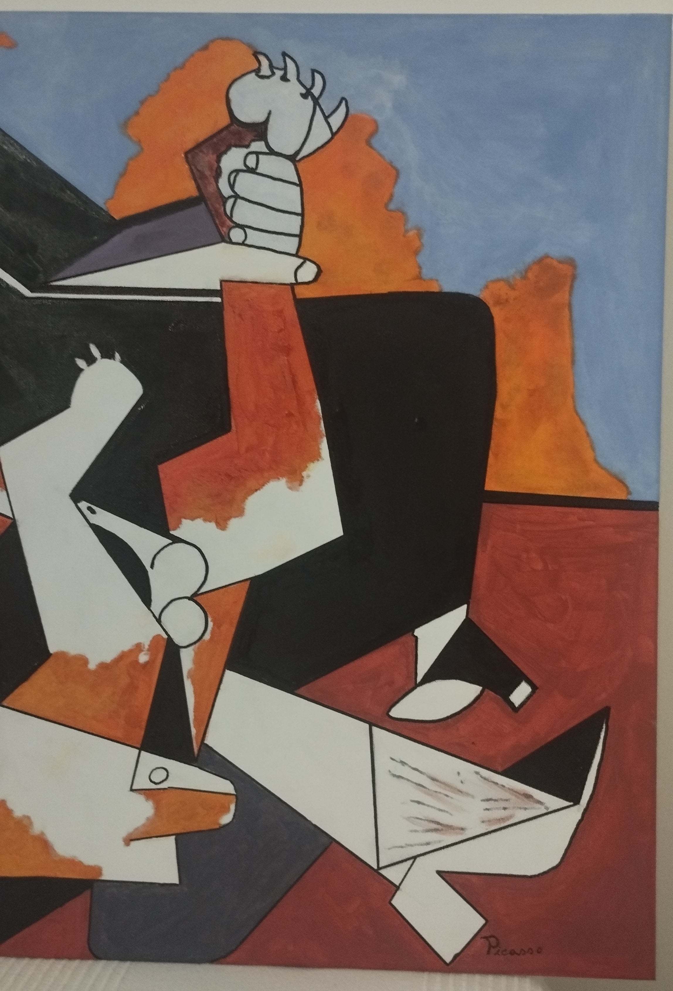 La donna e il cane di Pablo Picasso
