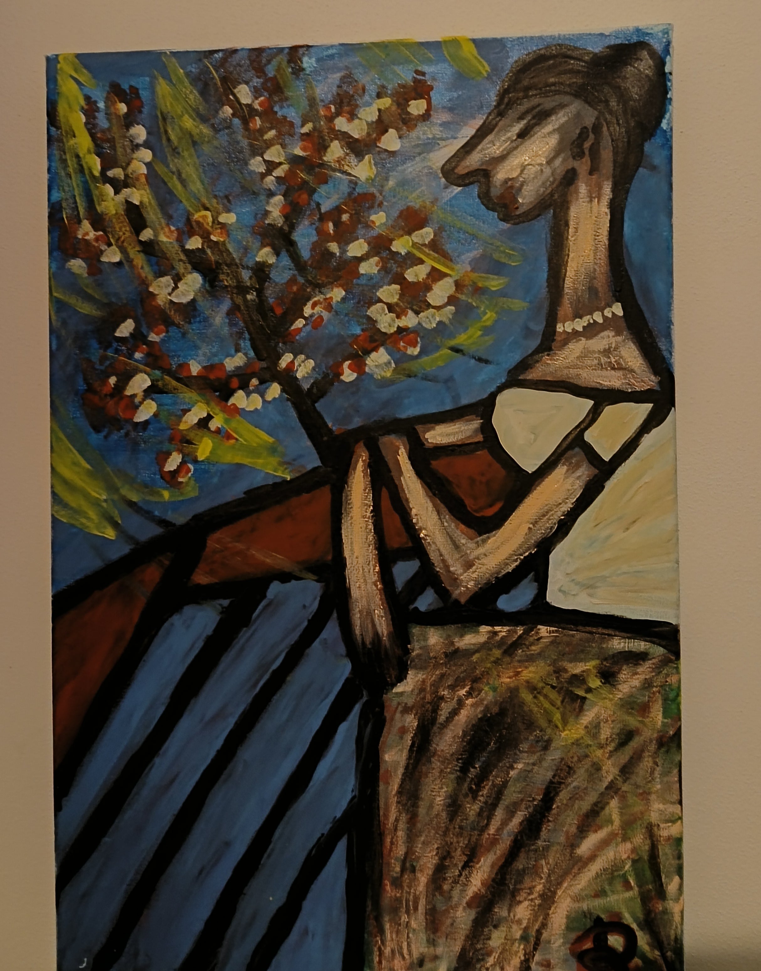 Portrait of a Lady Among the Cherry Trees
