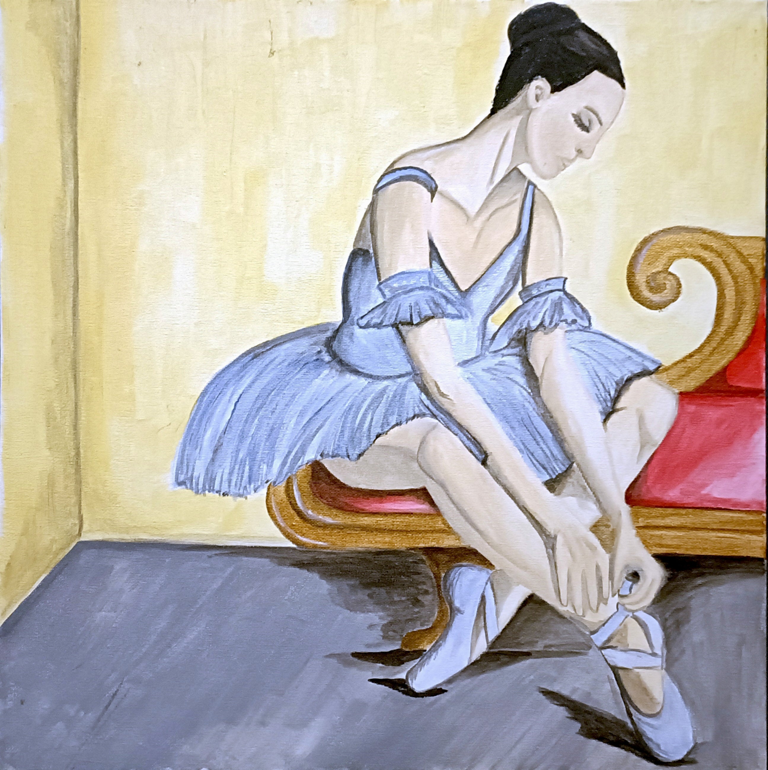 The ballerina and the slipper