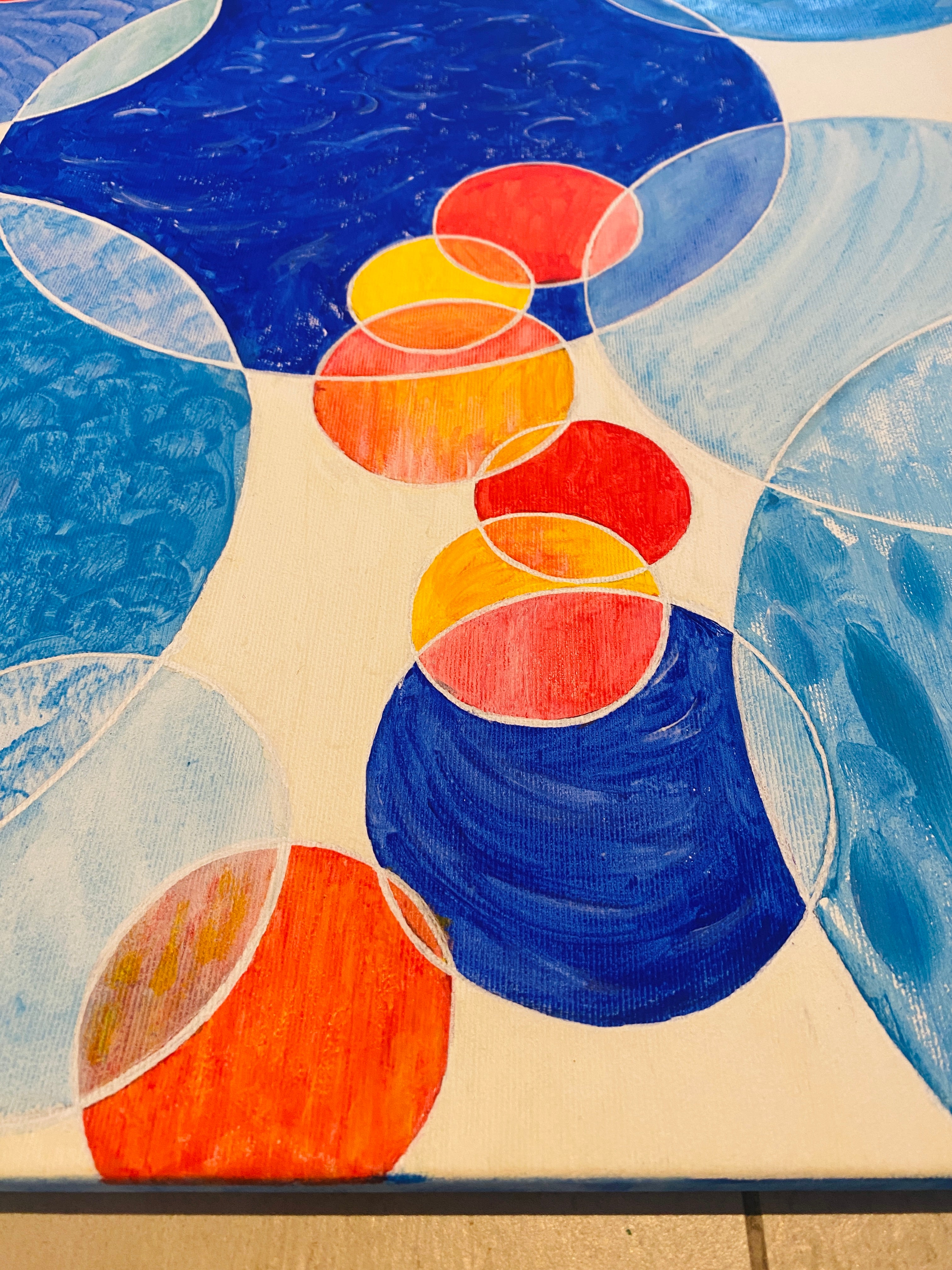 “Bubbles: red touch”