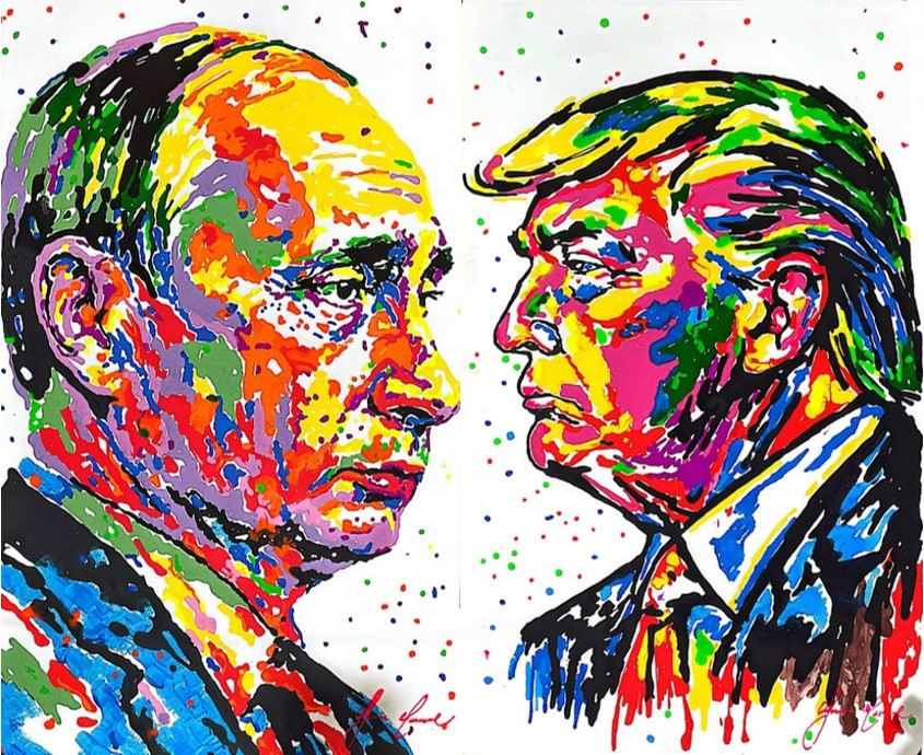 Dialogo di Potere – Putin e Trump (Dittico)