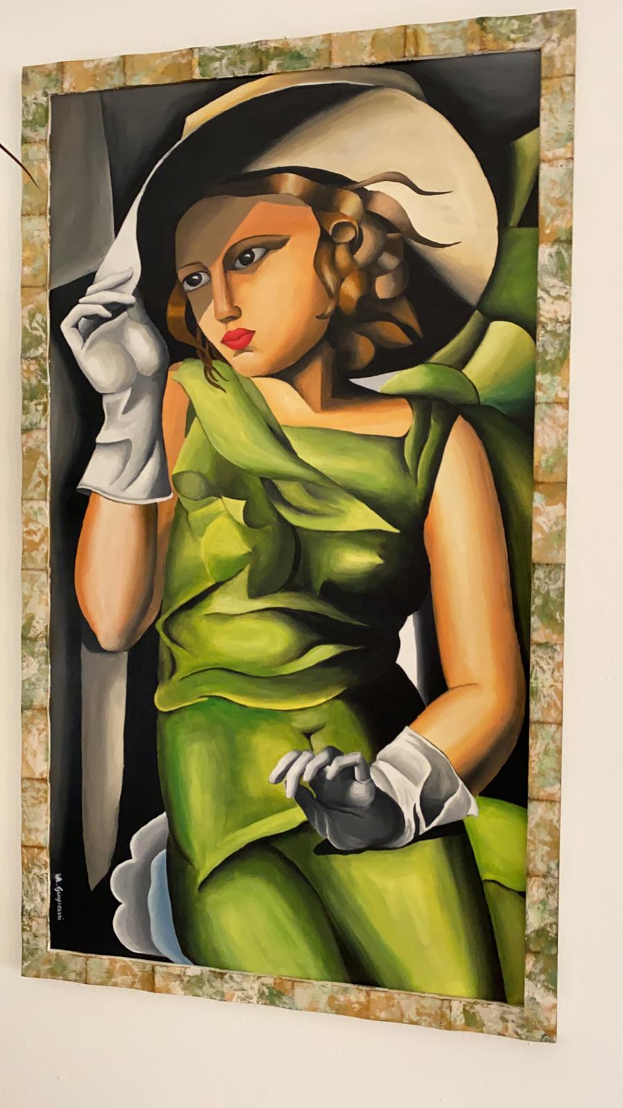 JEUNE FILLE EN VERT-TRIBUTO A TDL