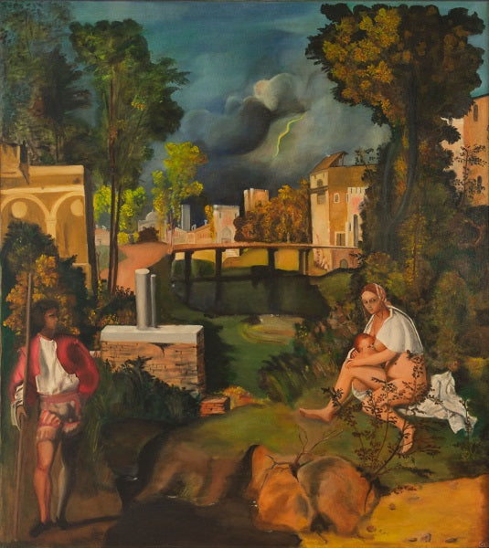 Carlo Gioia - La tempesta del Giorgione (Copia d'autore)
