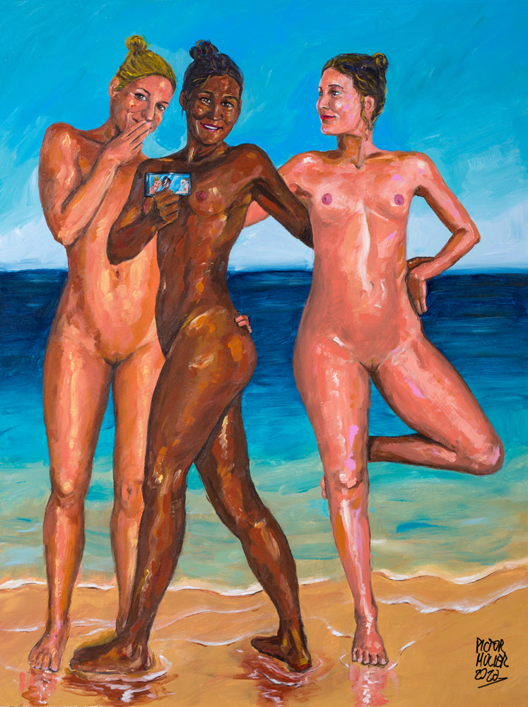 Pictor Mulier - Les Trois Grâces du XXie siècle : Joie, Abondance et Beauté