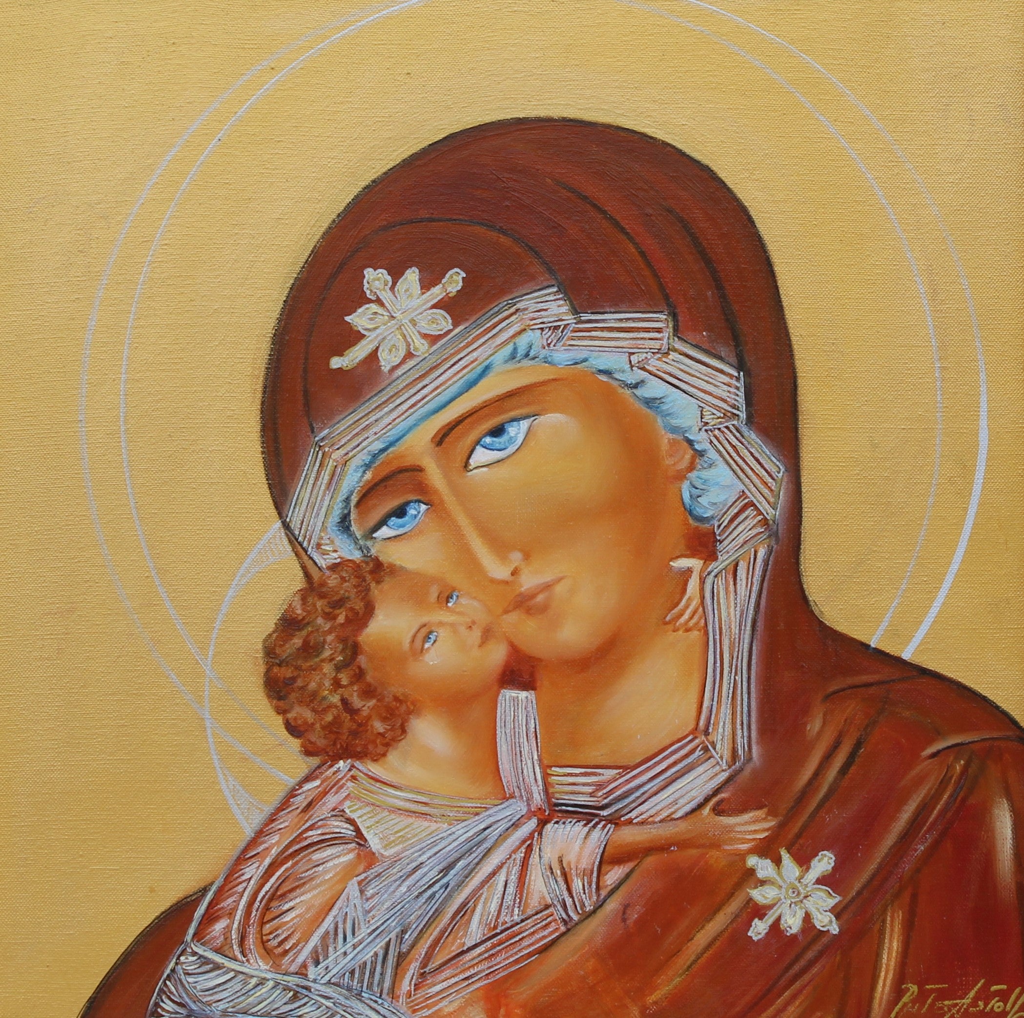 Madonna ortodossa con Gesù Bambino