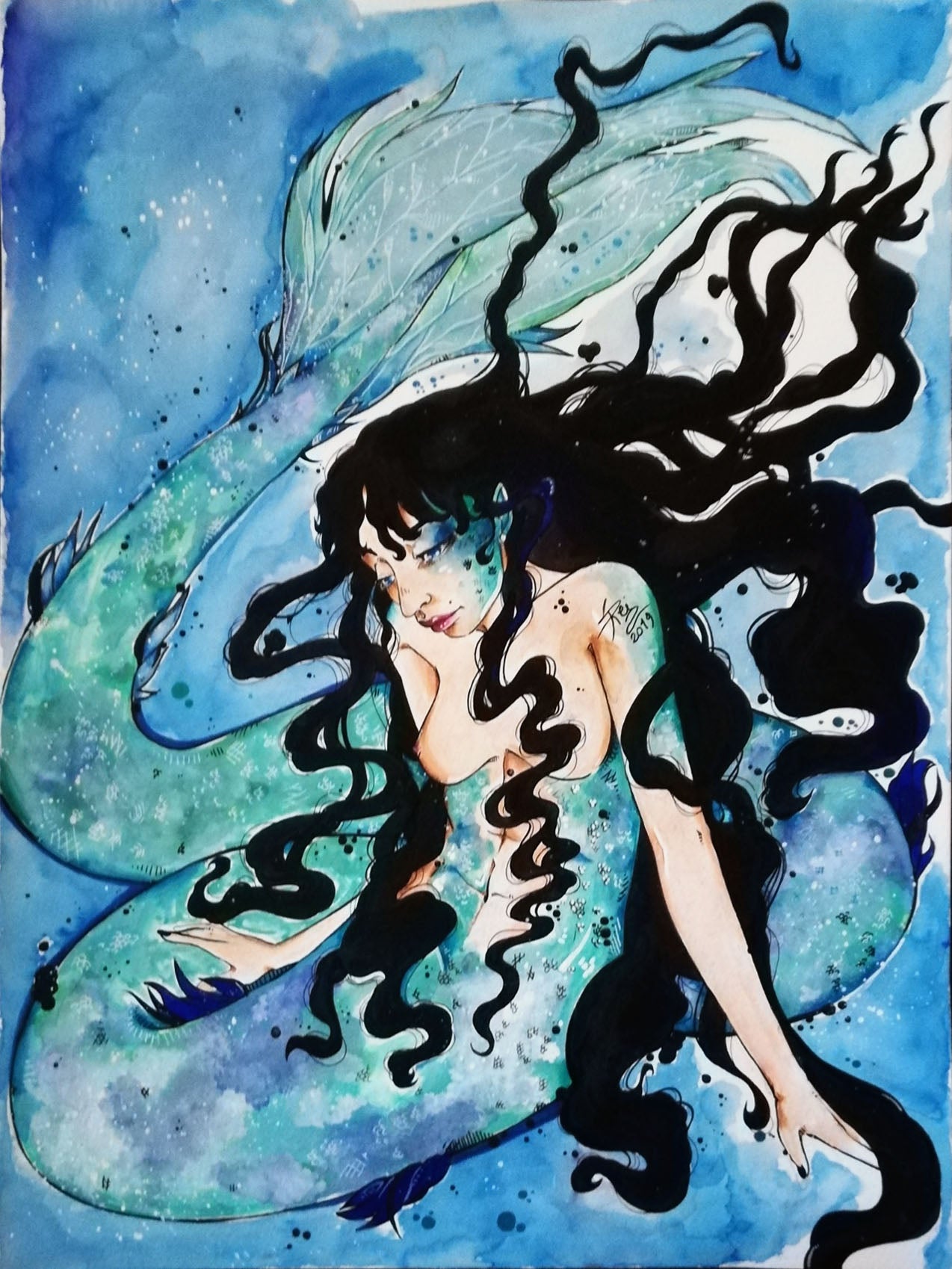 Rei Hasegawa - Sirena azul melancólica