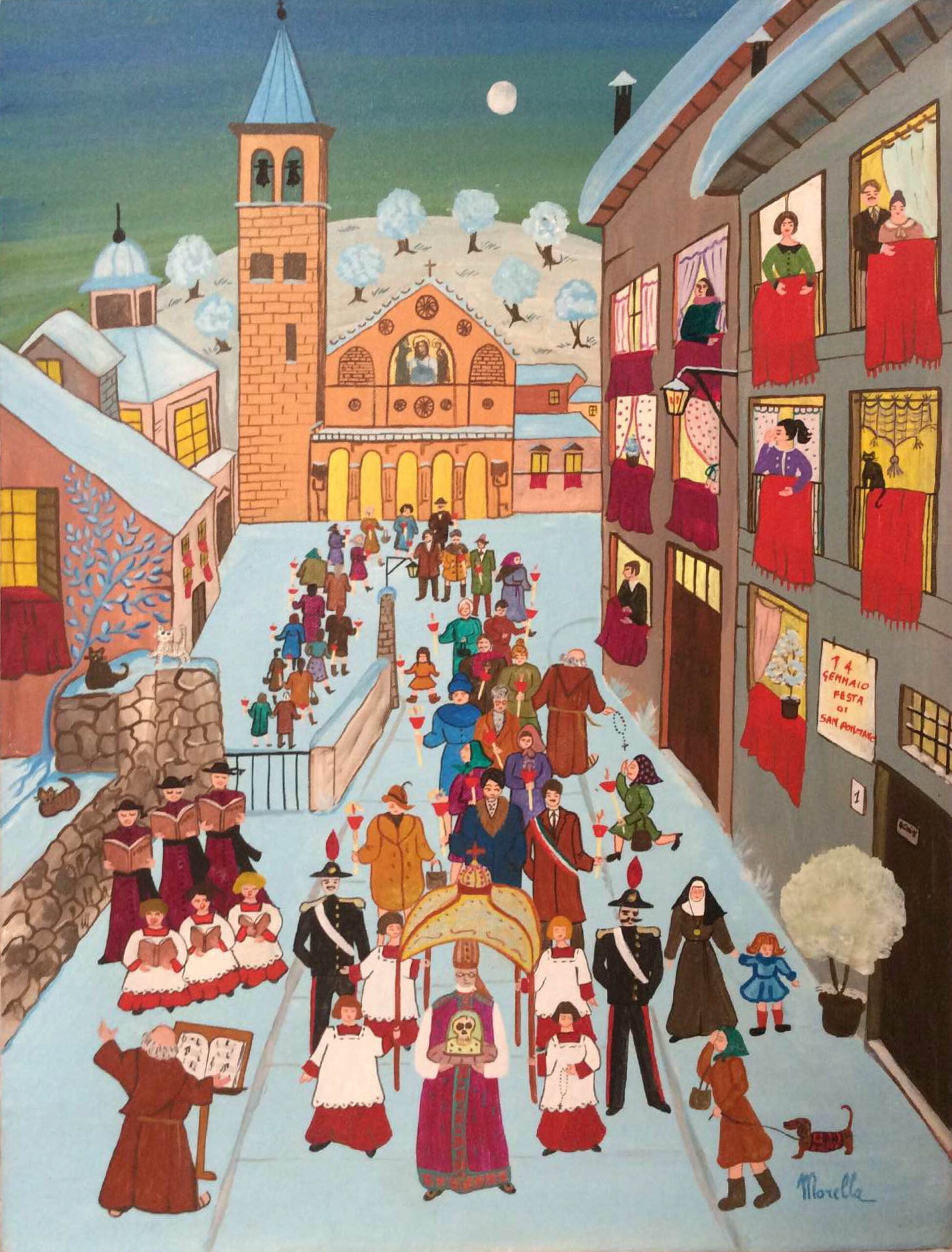Maria Caterina Marella - Procesión de San Ponciano