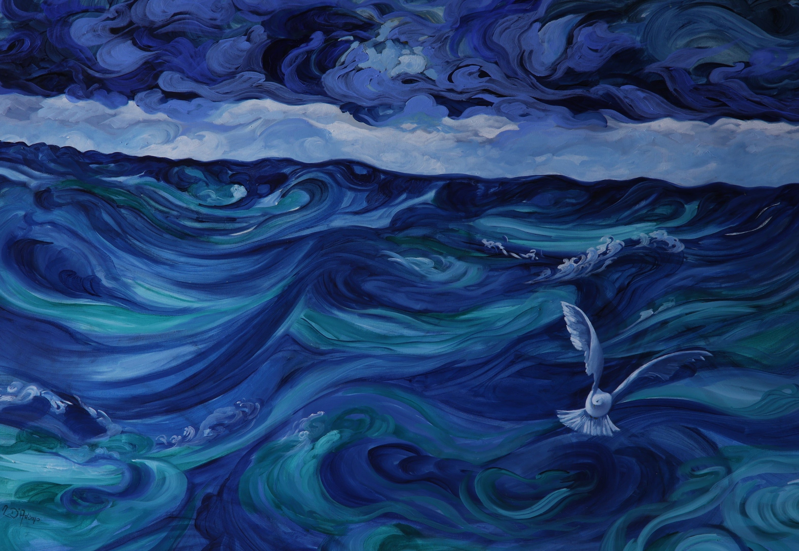 Restless sea