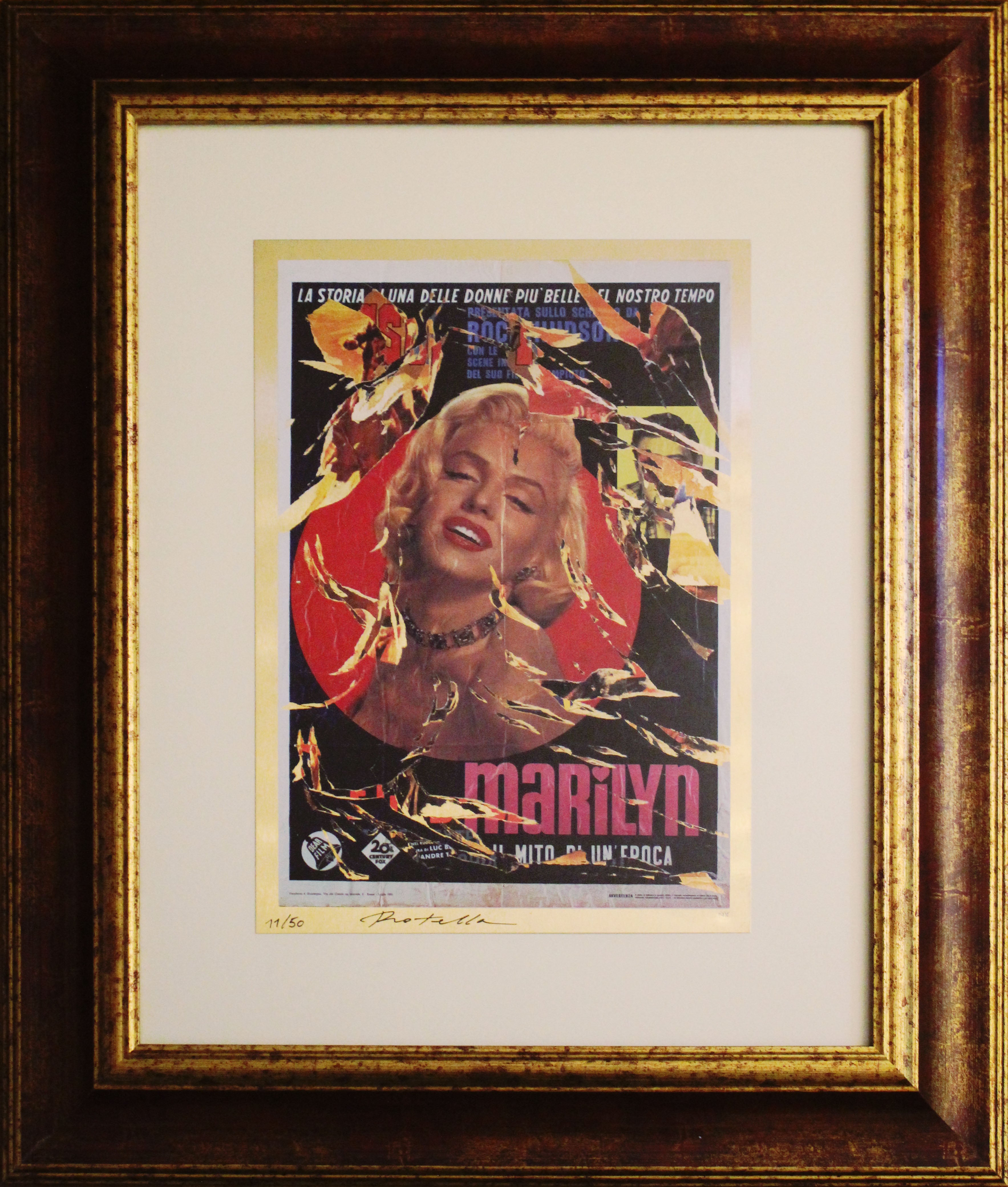 Mimmo Rotella - Marilyn the Myth