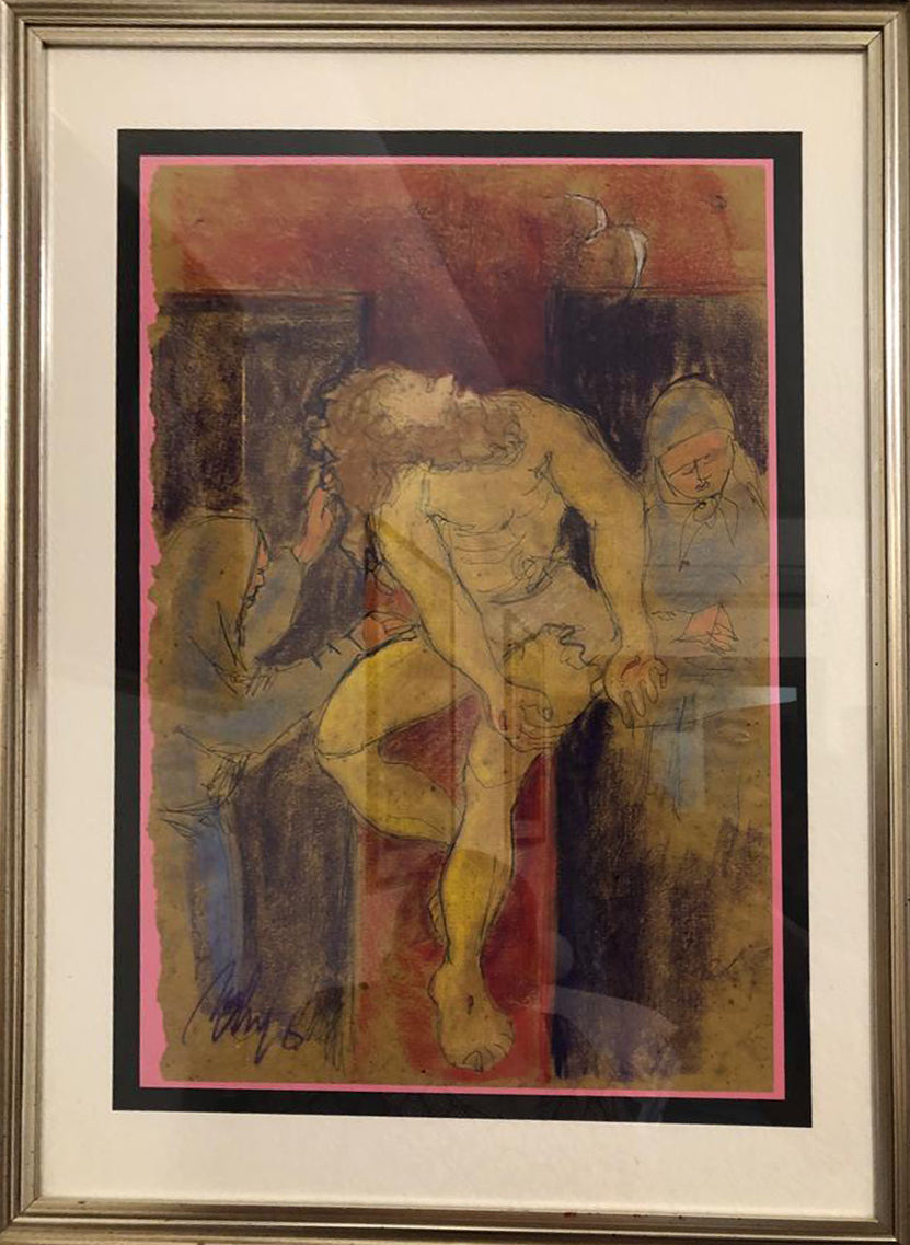 Mario Lupo - Via Crucis, la deposizione