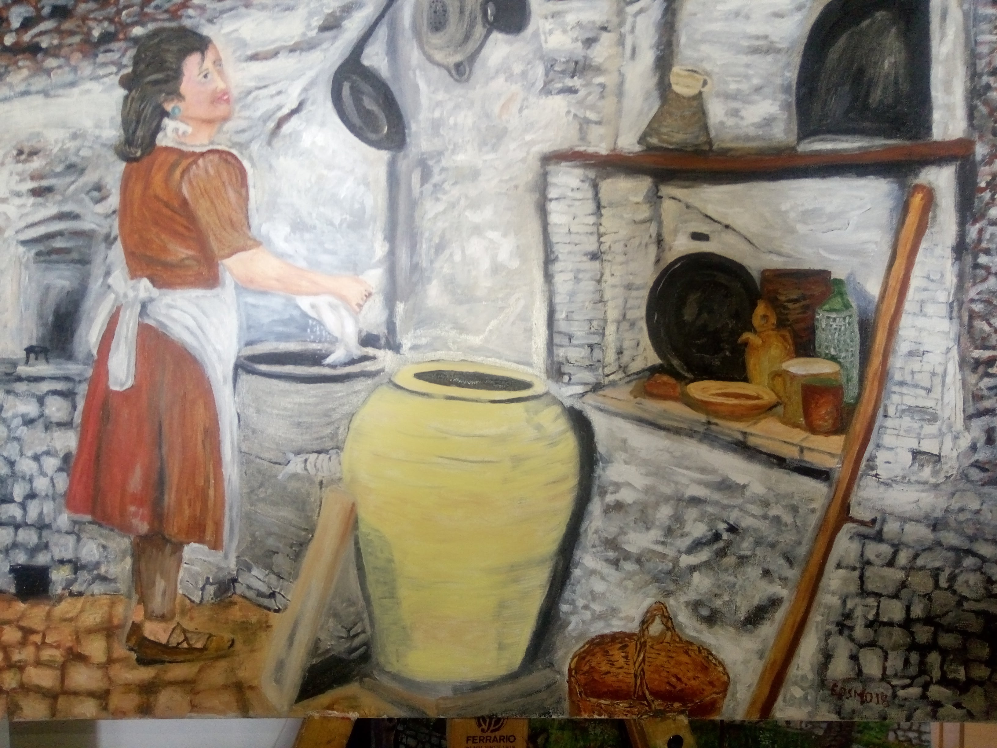 Massaia: alle prese del bucato