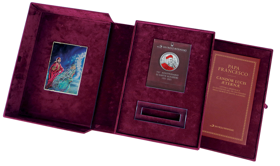 Medalla Conmemorativa del 700 Aniversario de Dante Alighieri - San Paolo Patrimonio