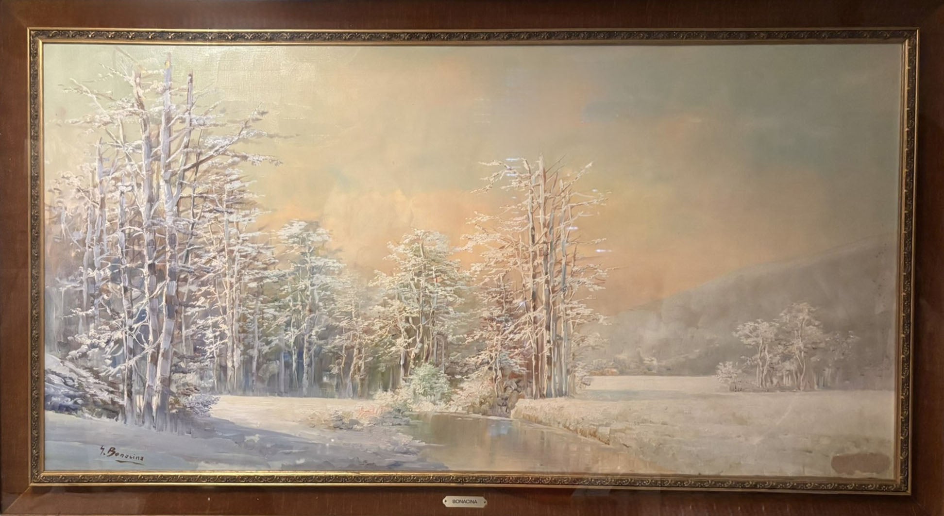 Giuseppe Bonacina - Paesaggio invernale