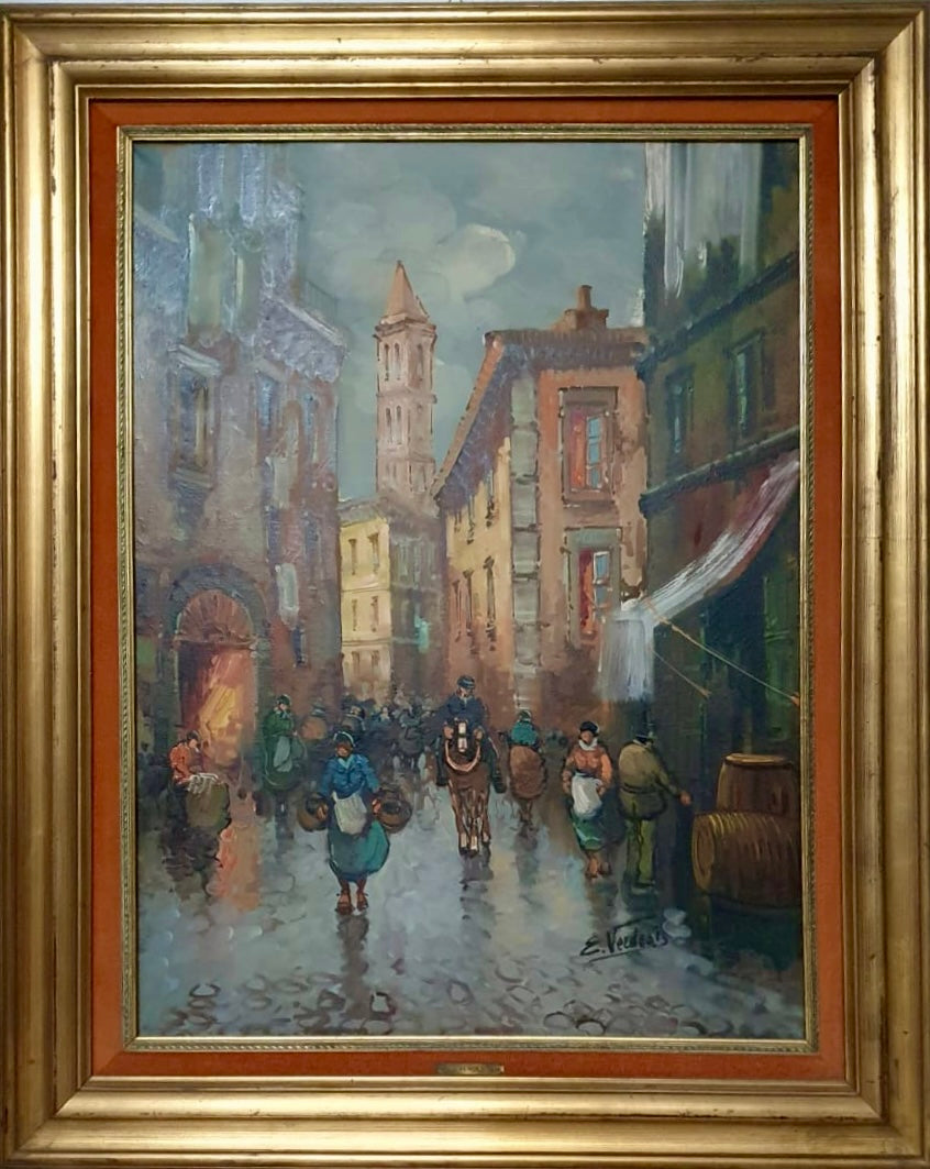 Ettore Verdesi - Senza titolo (strada cittadina)