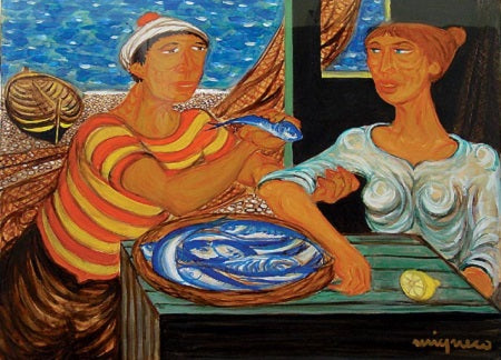 Giuseppe Migneco - Fishermen