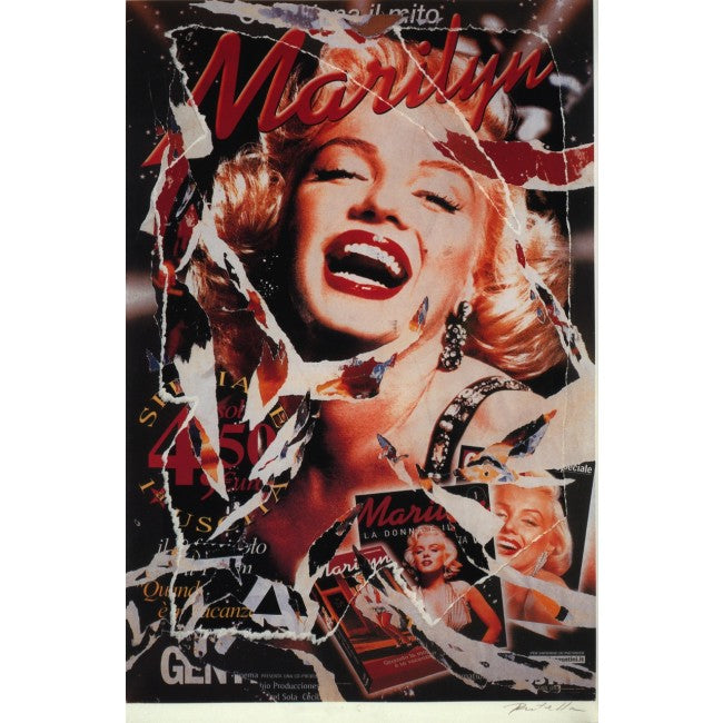 Mimmo Rotella - Homenaje a Marilyn