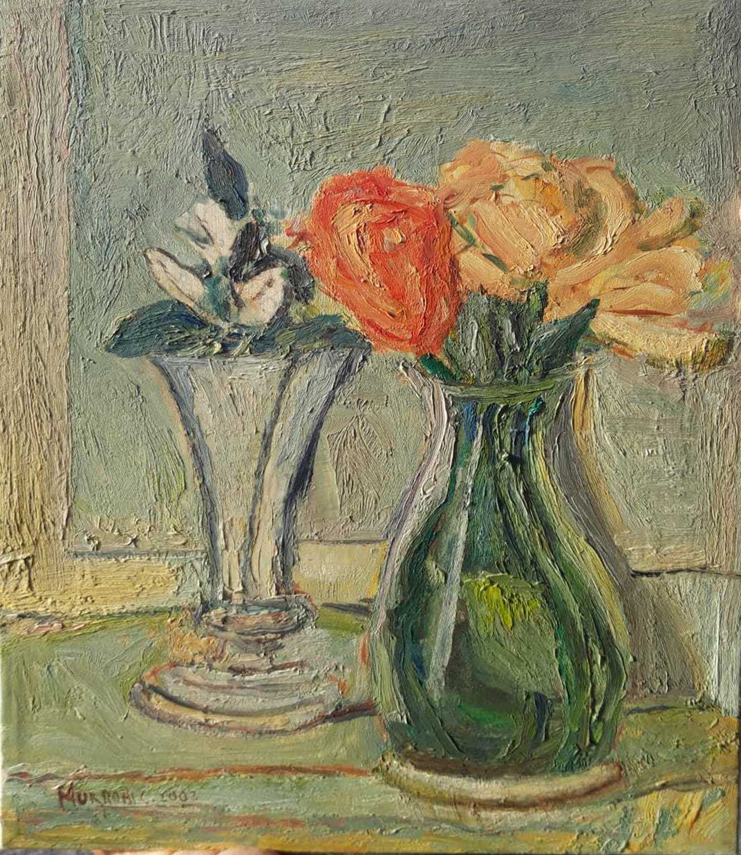 Carlo Murroni - Sin título (Jarrón de flores)