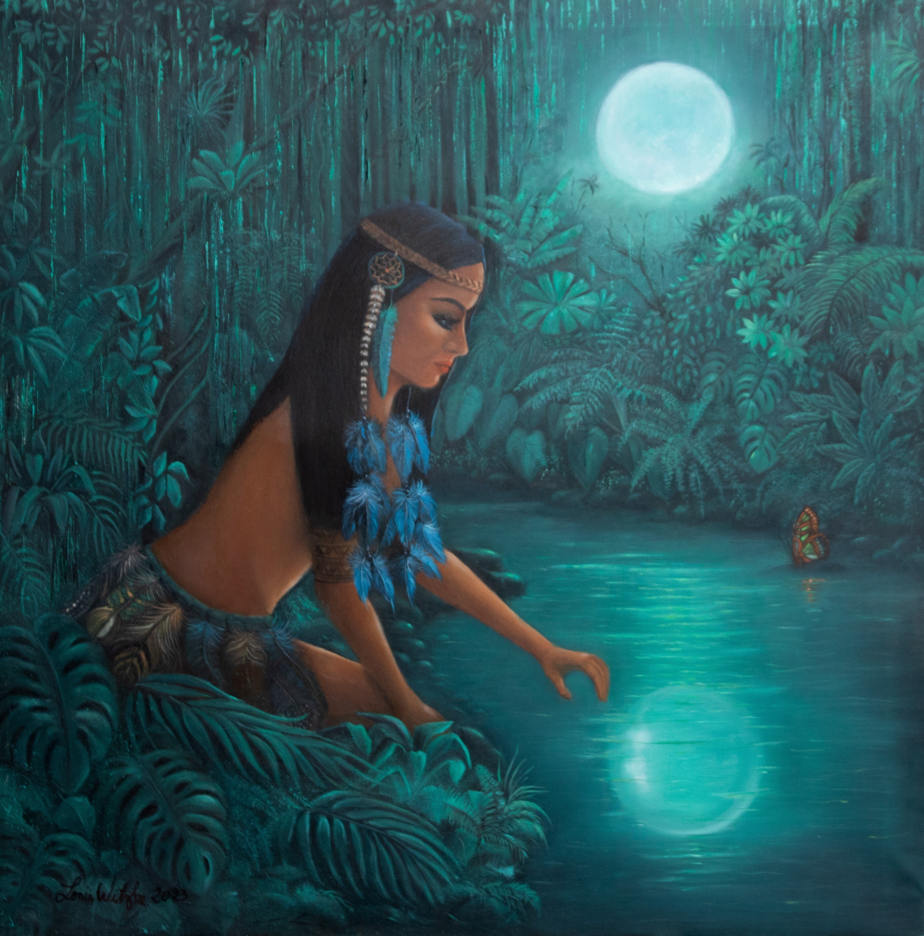From the series Mythical Landscape: Amazonian Imagination and Culture, "Naiá," Legend of the Amazonian Victory