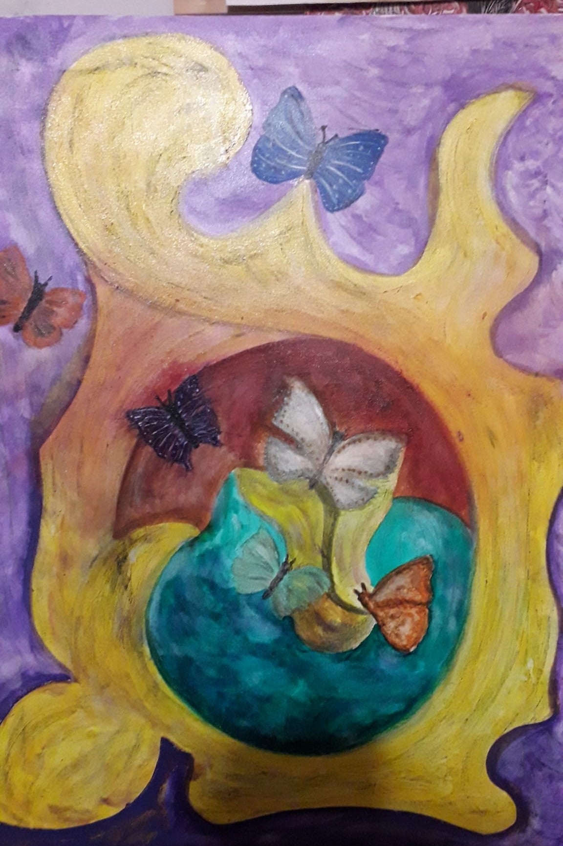 Birth of butterflies