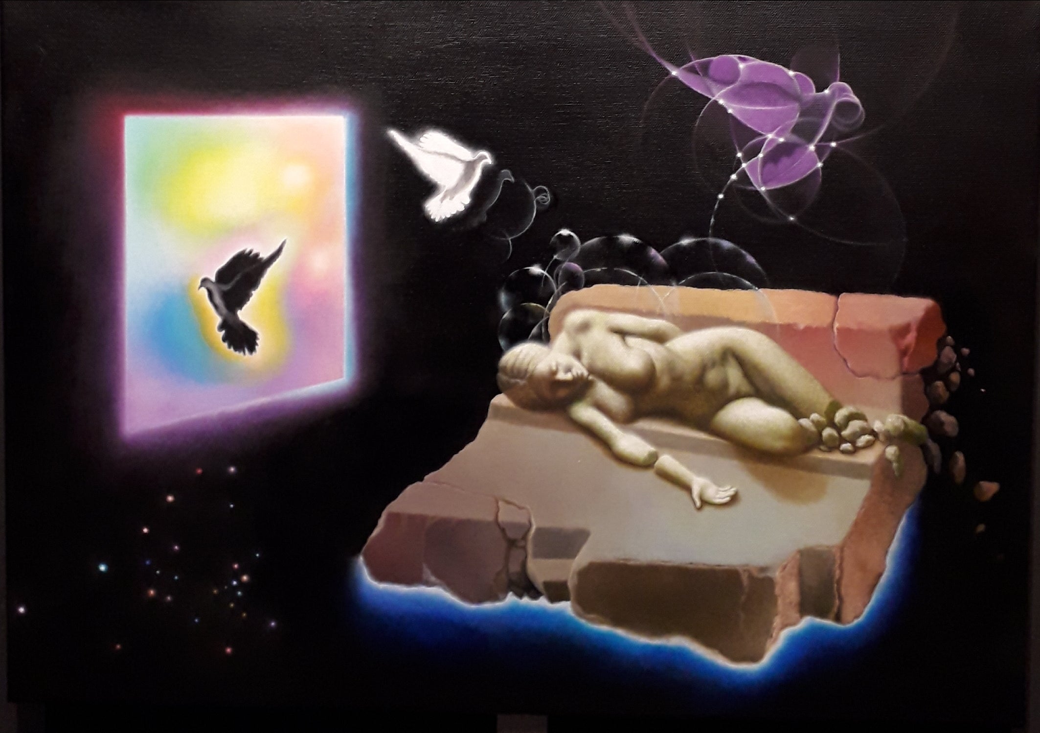 Vito Lolli - "STAR BIRTH FROM THE SLEEP OF A GODDESS"