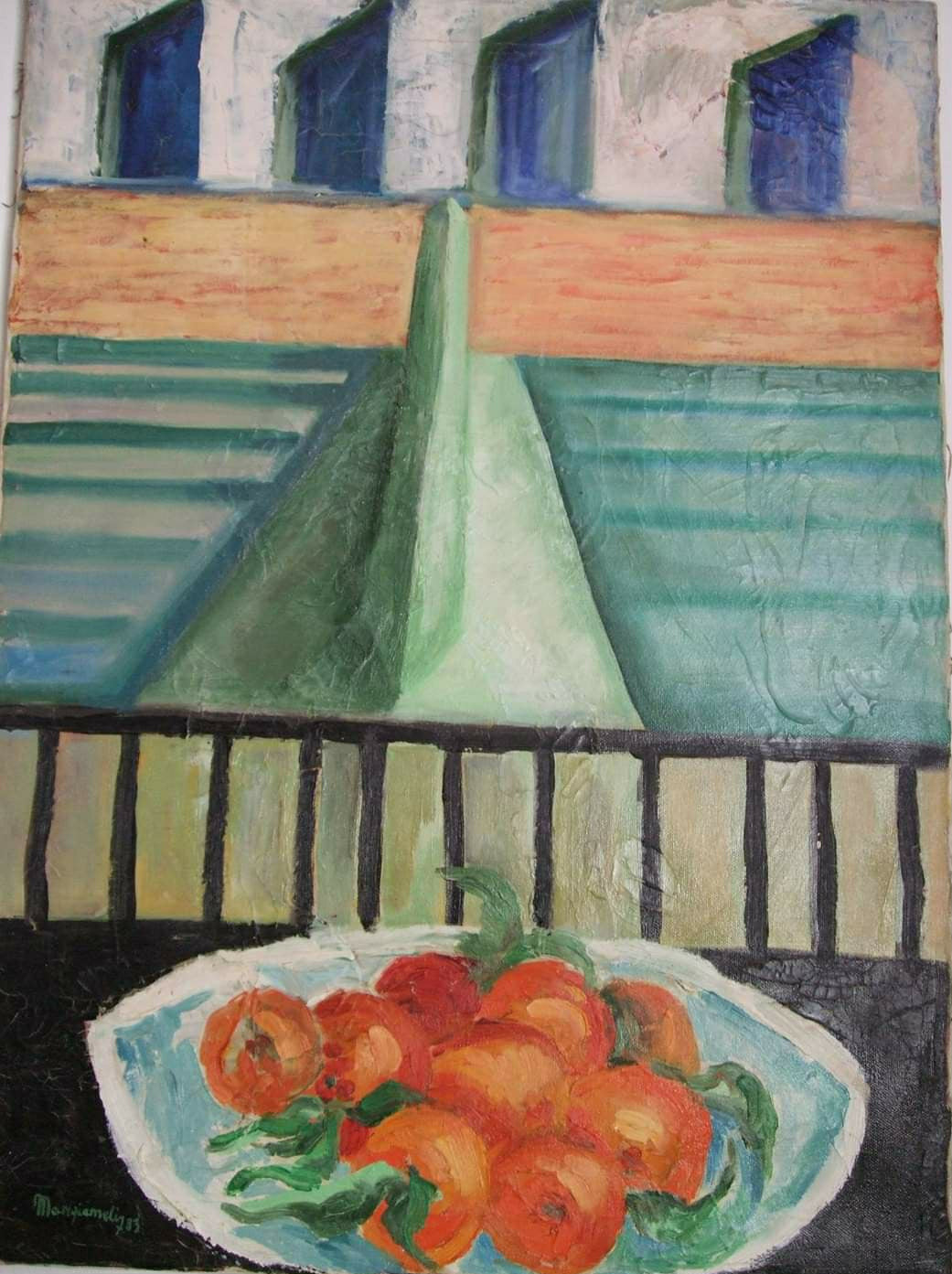 Still life with a view