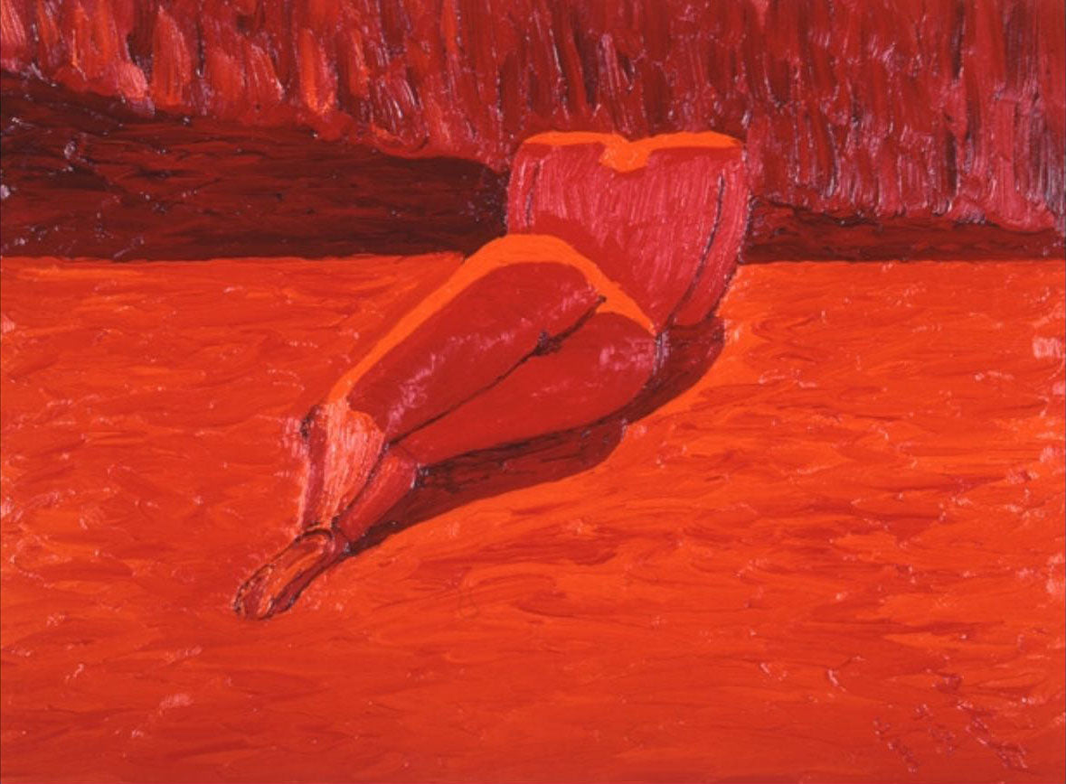Ray-Sugar Sandro - Mujer desnuda de rojo