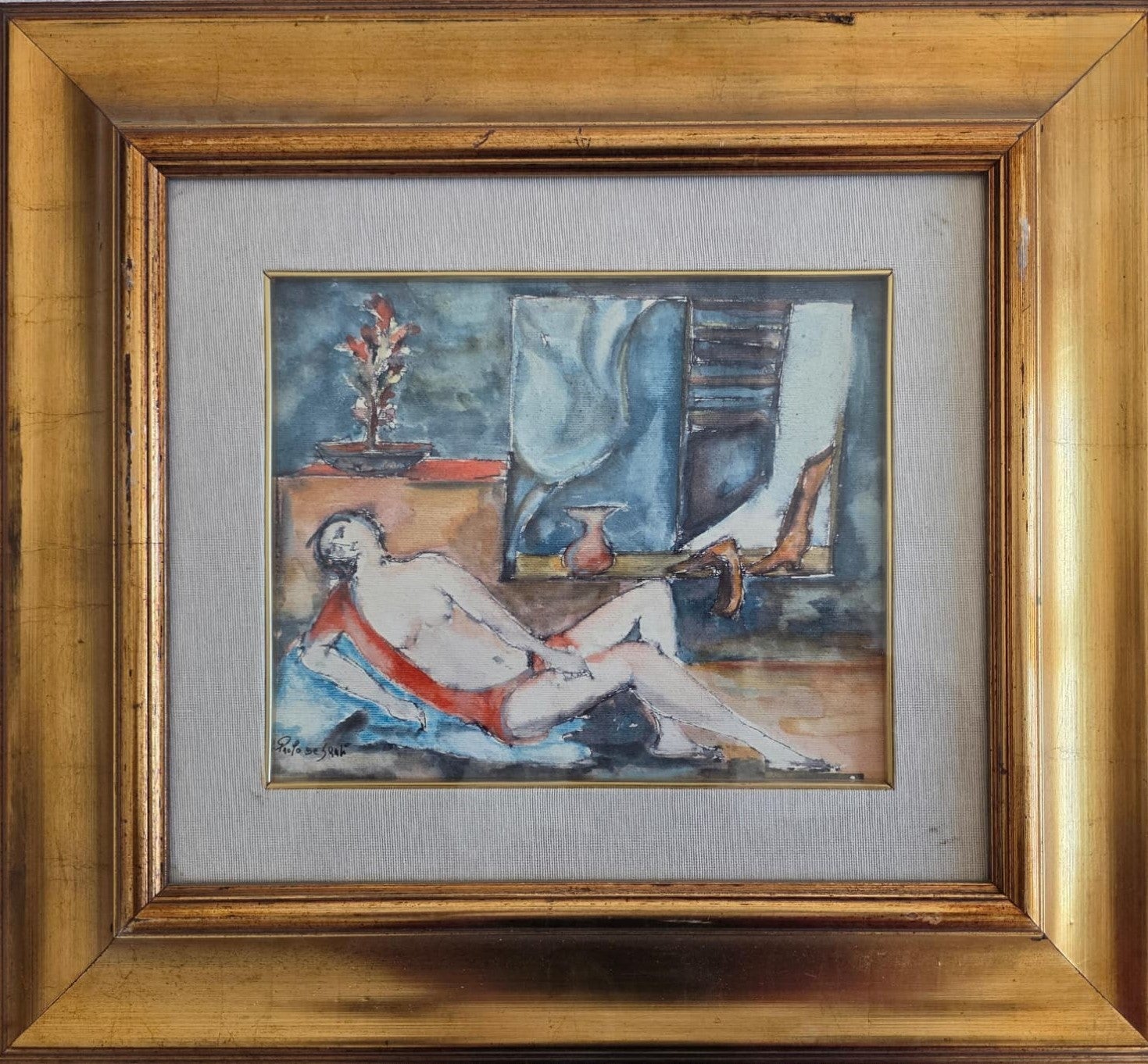 Paolo De Santi - Senza Titolo (nudo disteso)