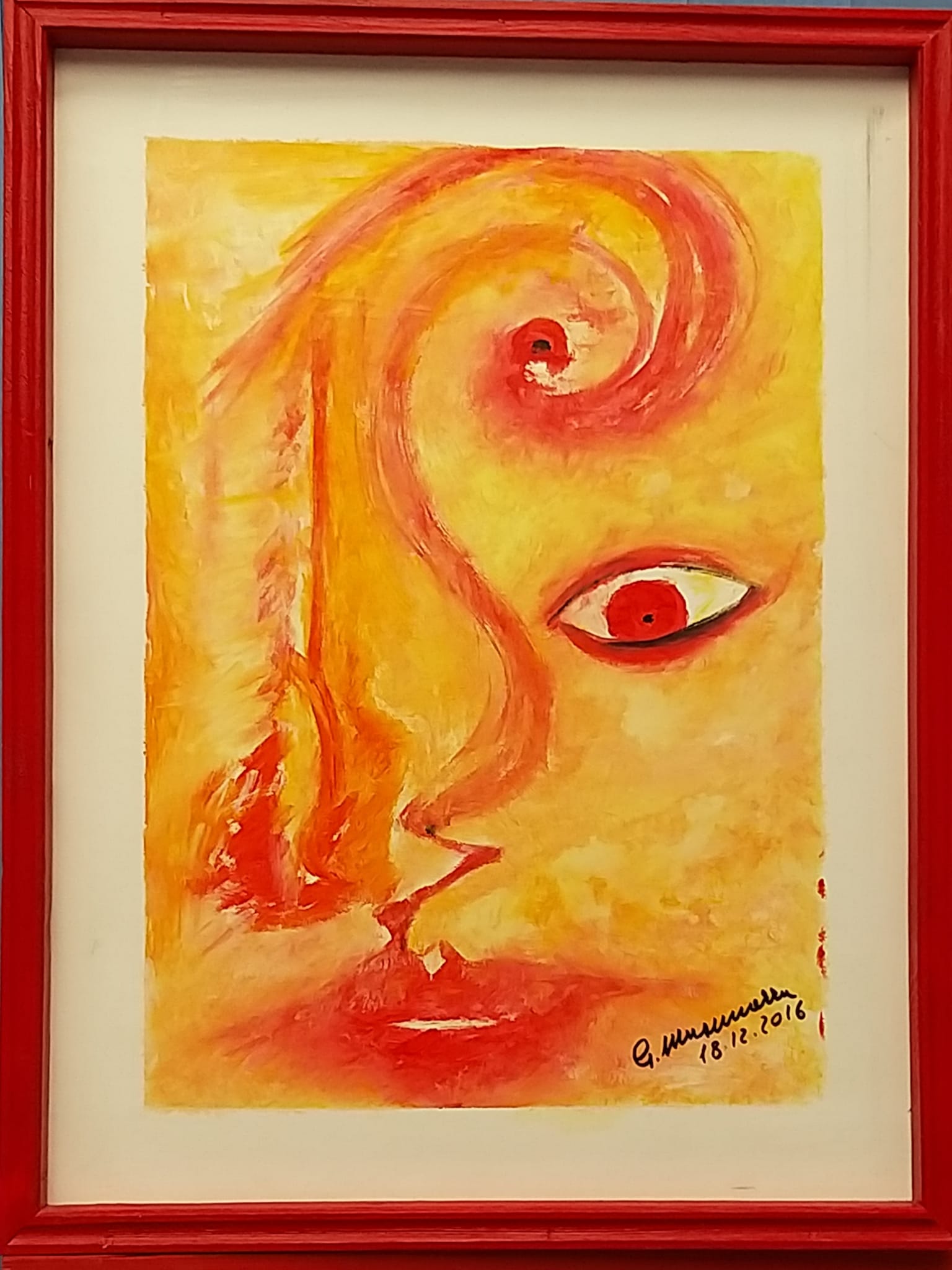 Mysterious face
