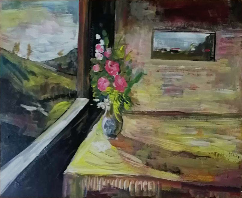 Artista desconocido - Jarrón de flores