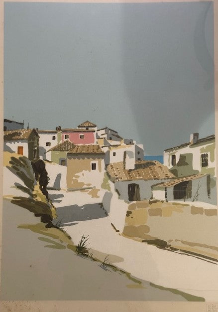 Aldo Riso - SENZA TITOLO ( CASE SUL MARE)