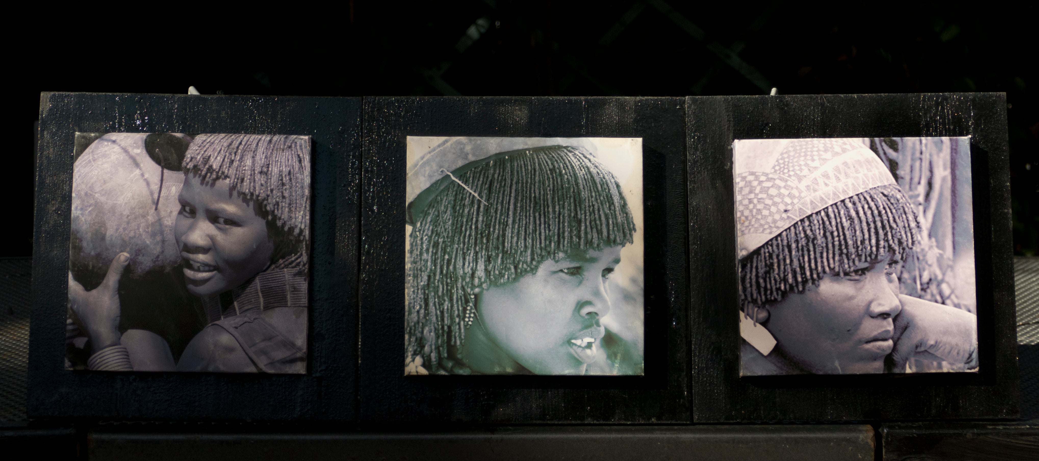 Triptych Women from Southern Ethiopia