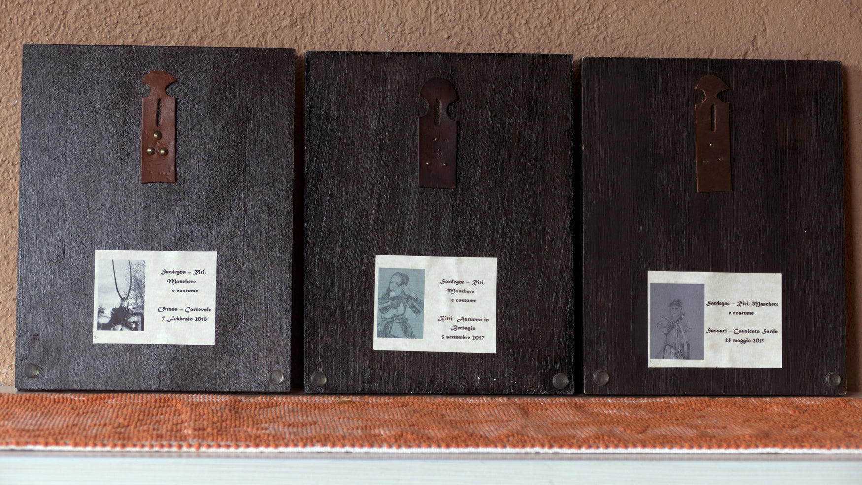 TRITTICO RITI MASCHERE E COSTUMI SARDI