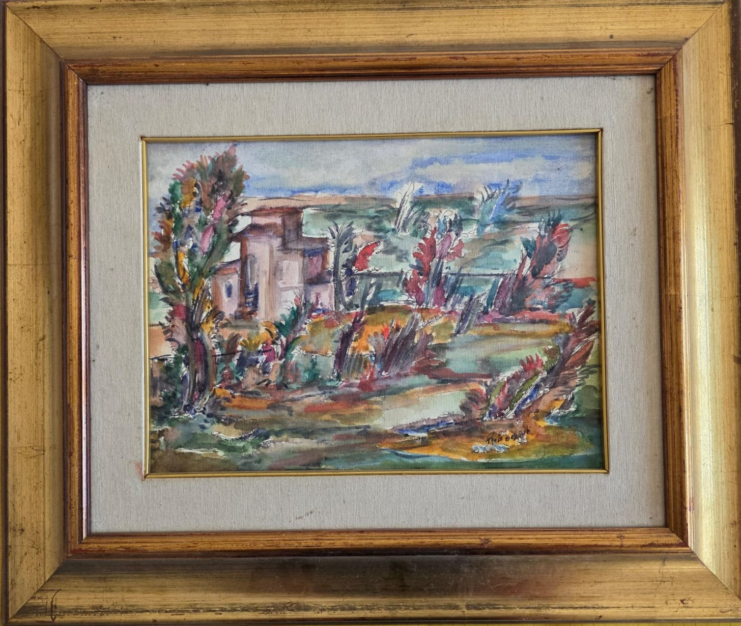 Paolo De Santi - Senza Titolo (paesaggio rurale)